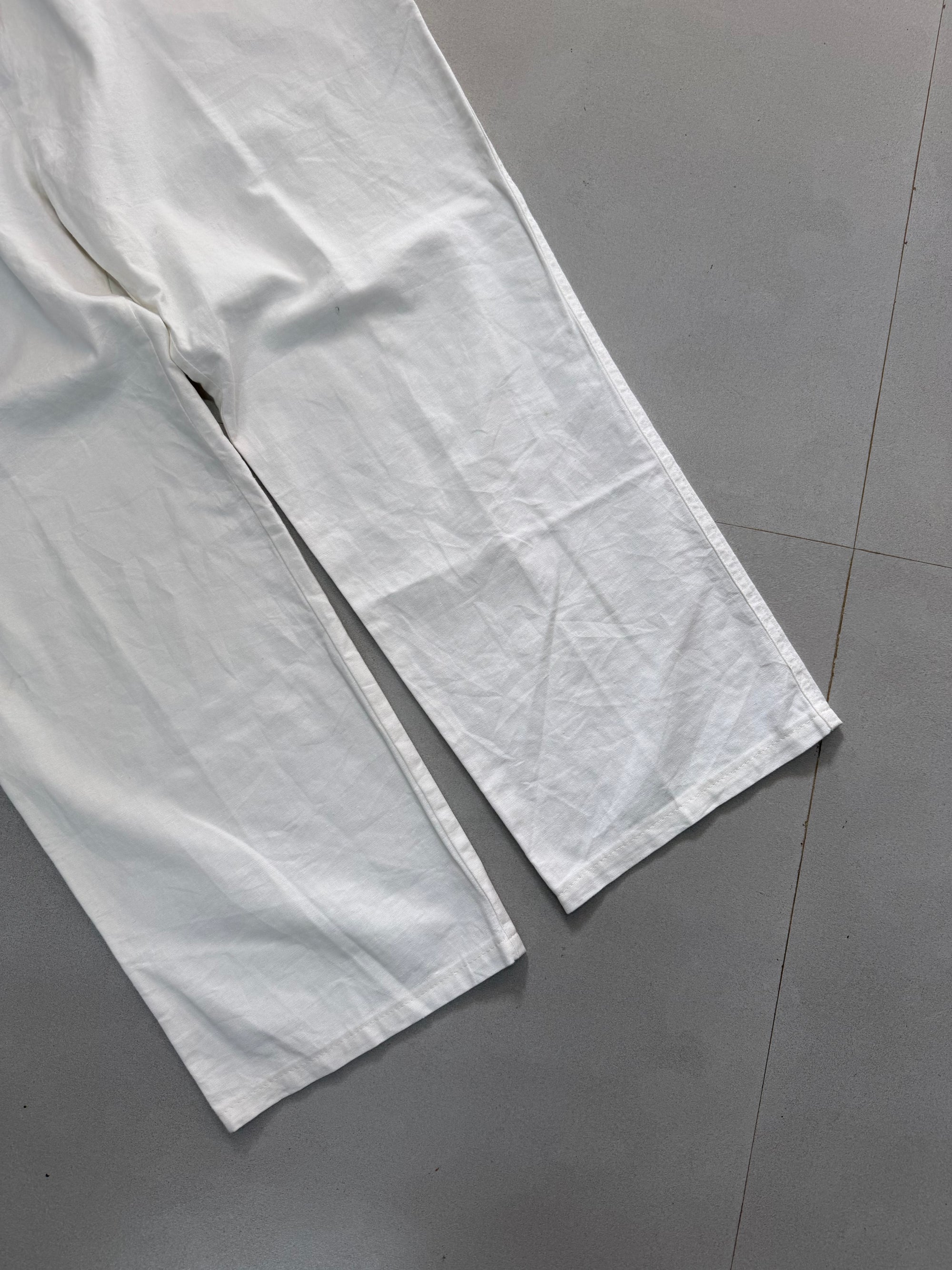 WIDE LEG LINEN PANT LNP43 - L