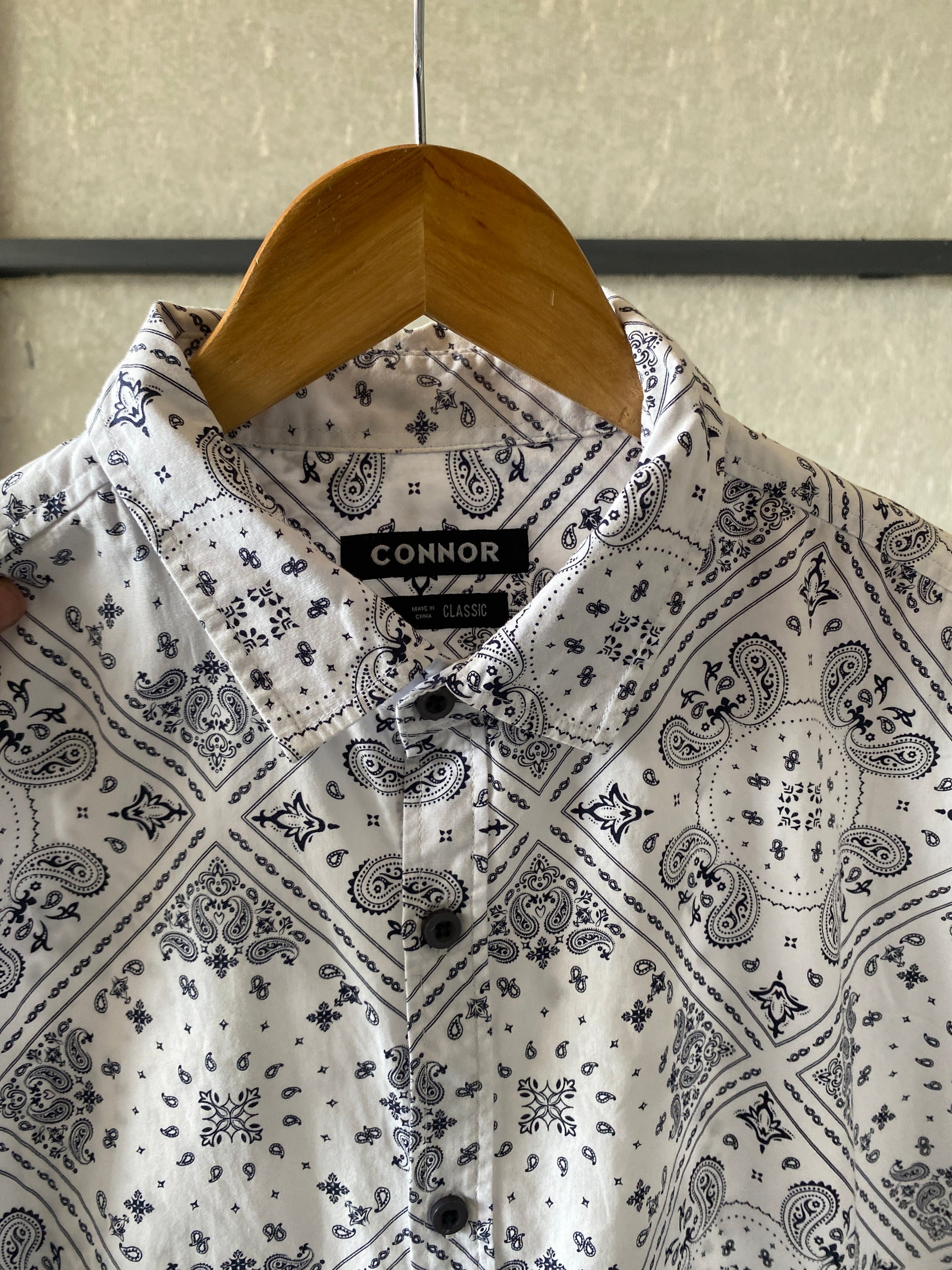 CONNOR PRINTED SHIRT - M