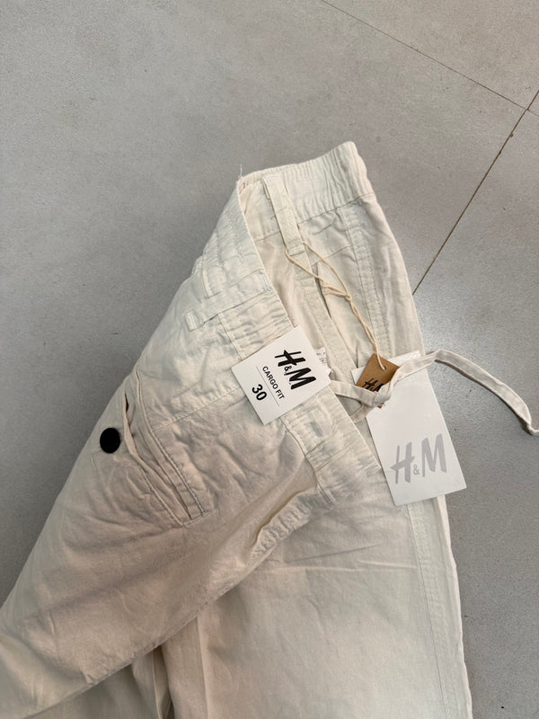 H&M LINEN PANT - M