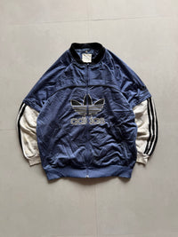 90S ADIDAS BIG LOGO JACKET - L