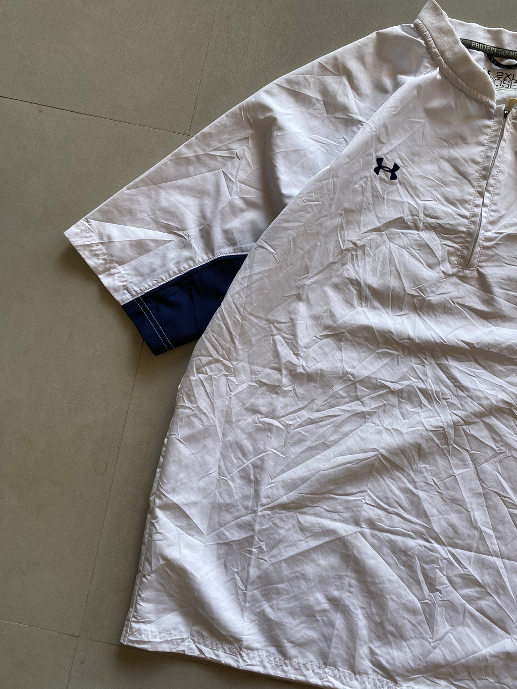UNDER ARMOUR AUBURN TIGERS HALF SLEEVE JACKET - XXL