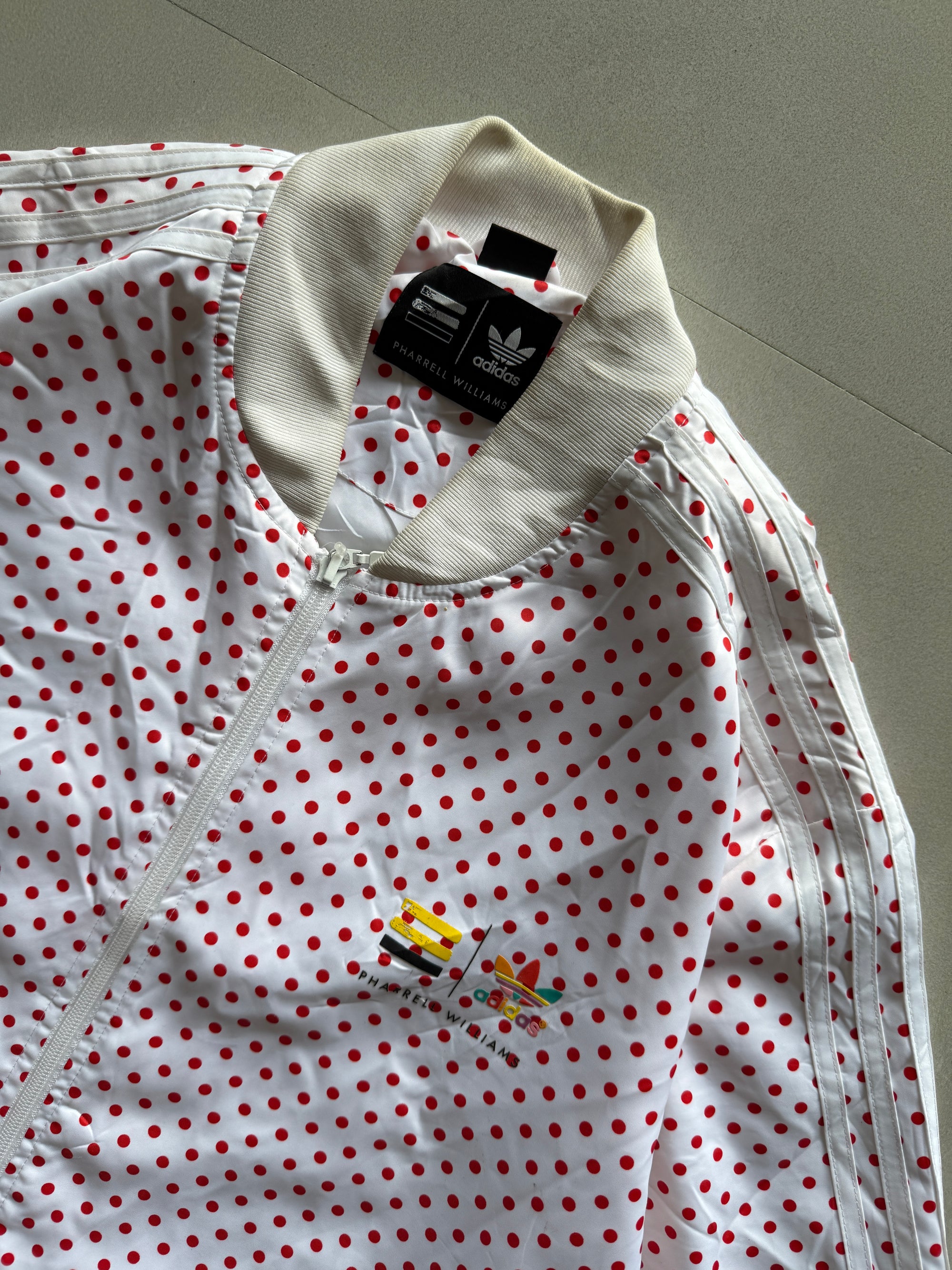 ADIDAS X PHARREL WILLIAMS POLKA DOT JACKET - L