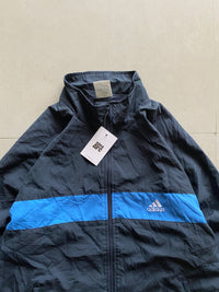 VINTAGE ADIDAS STRIPED JACKET - XL