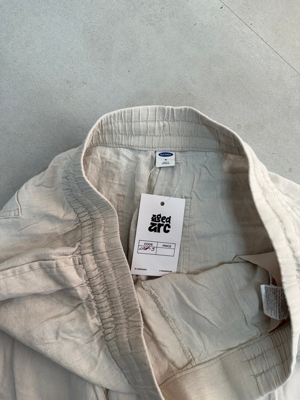 OLD NAVY BAGGY LINEN PANT - M