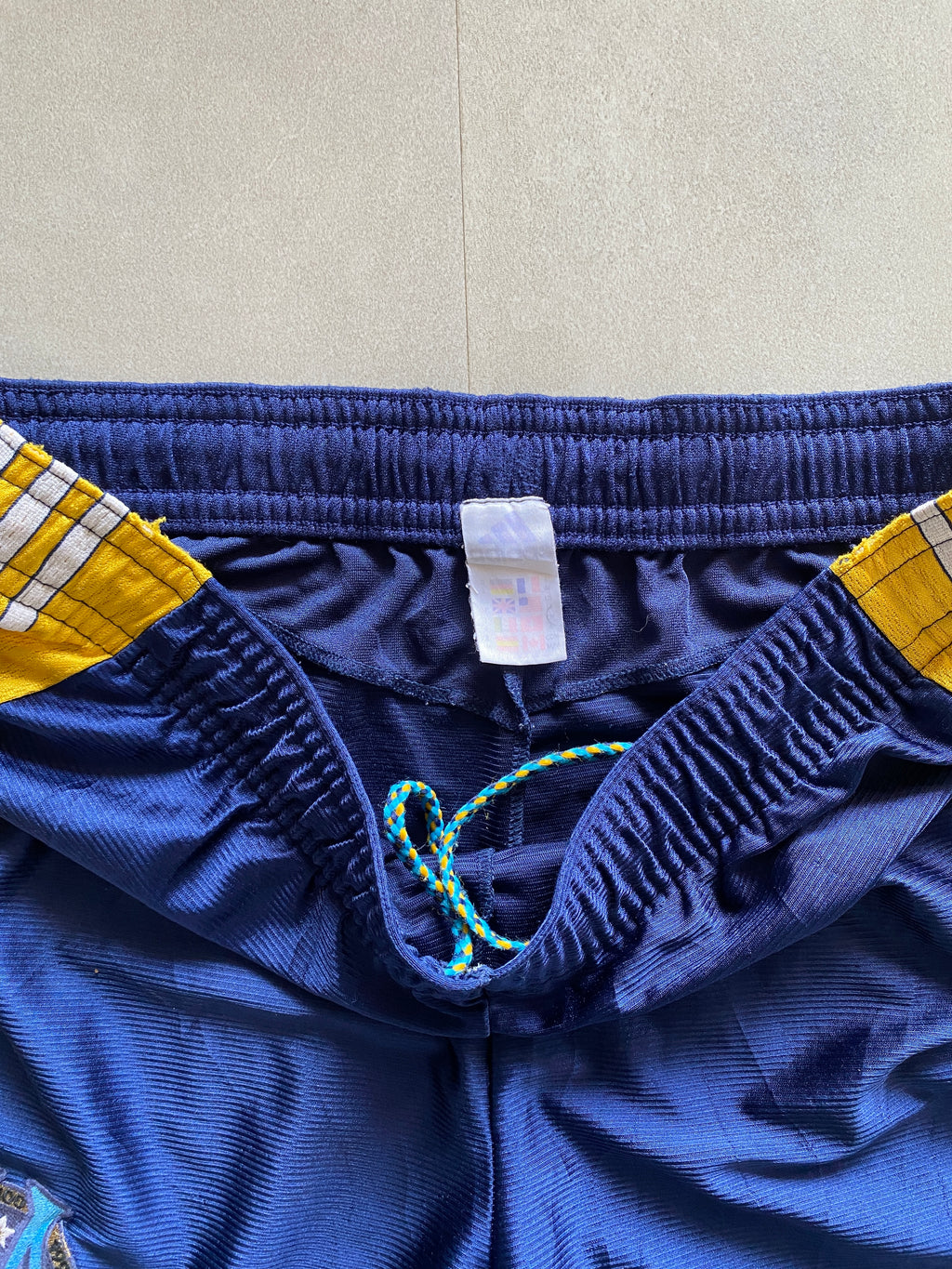 1998 ADIDAS OLIMPIQUE MARSELLIE SHORTS - L