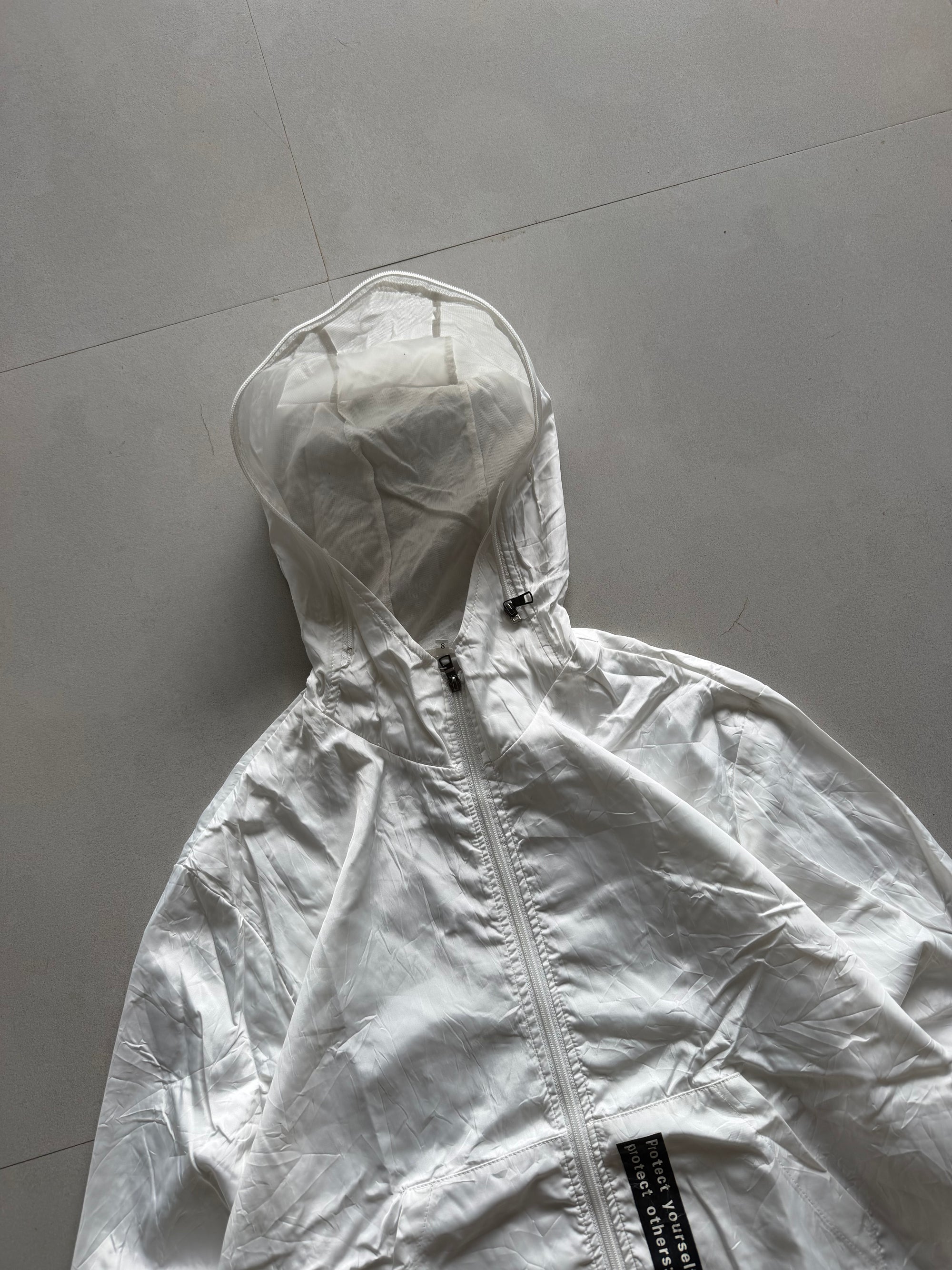 VINTAGE STYLE HOODED JACKET - M