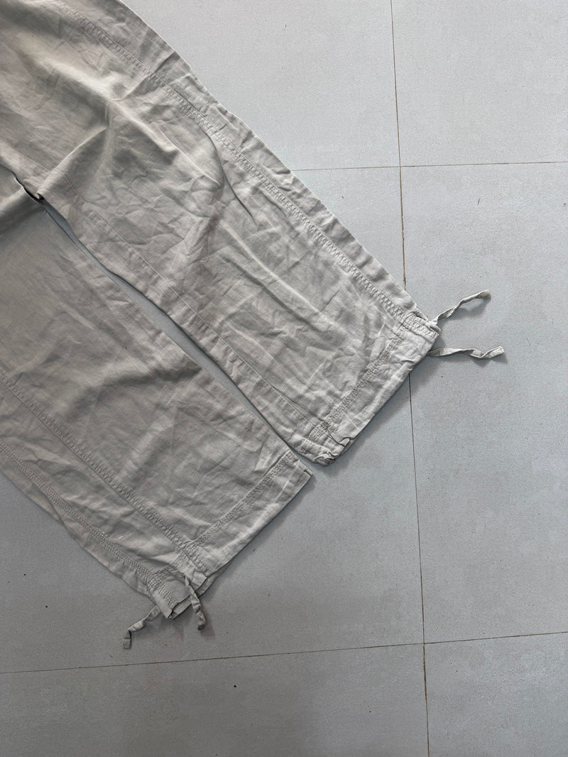WIDE LEG LINEN PANT LNP44 - M