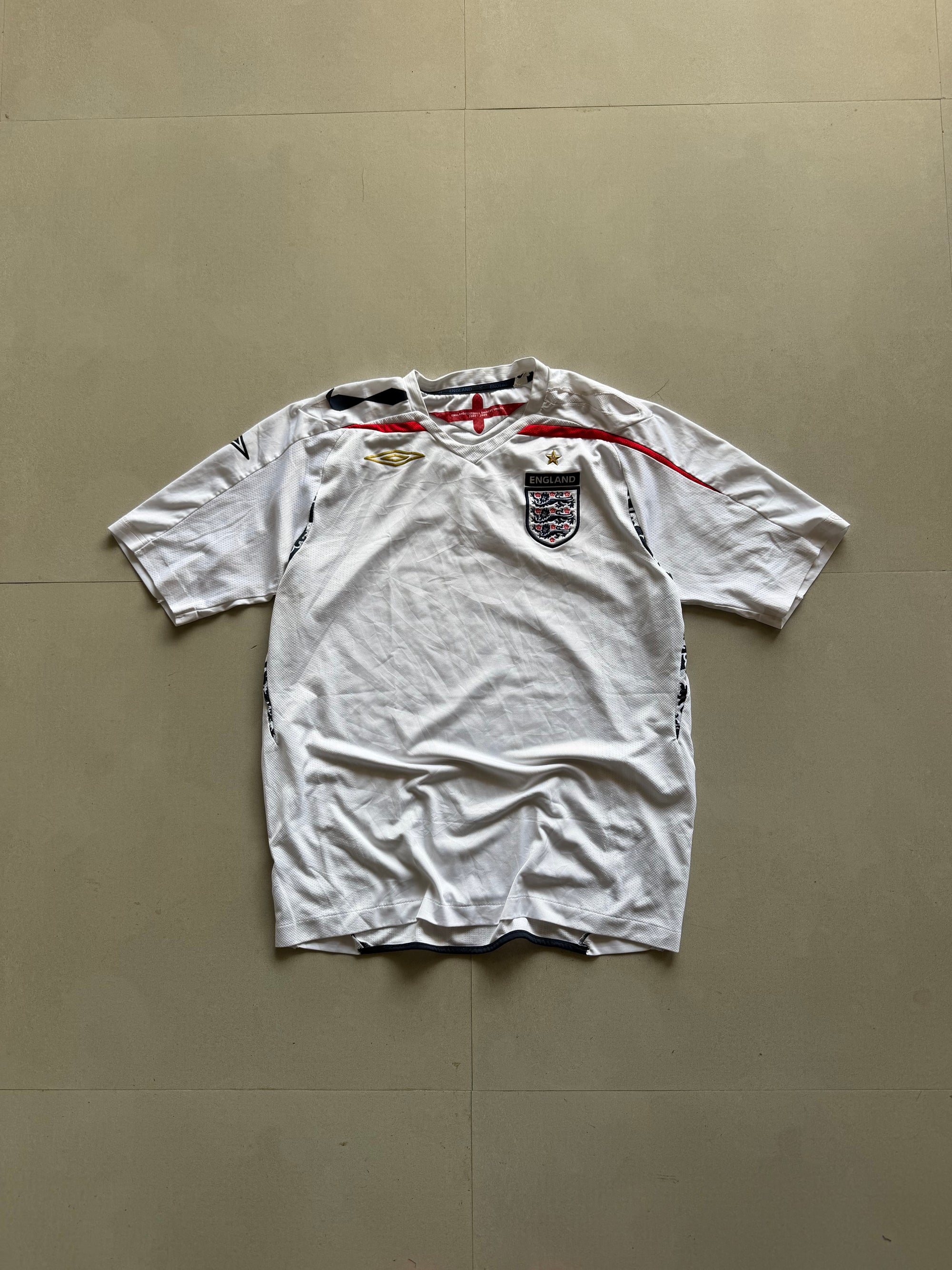 2007 UMBRO ENGLAND JERSEY - M