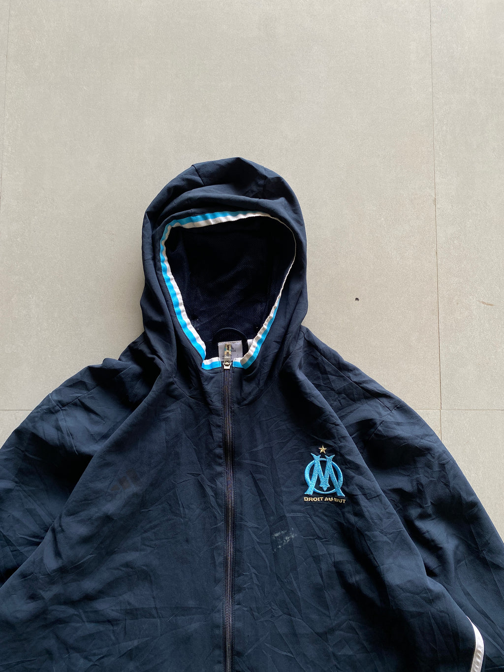 ADIDAS OLIMPIQUE MARSEILLE JACKET - XXL