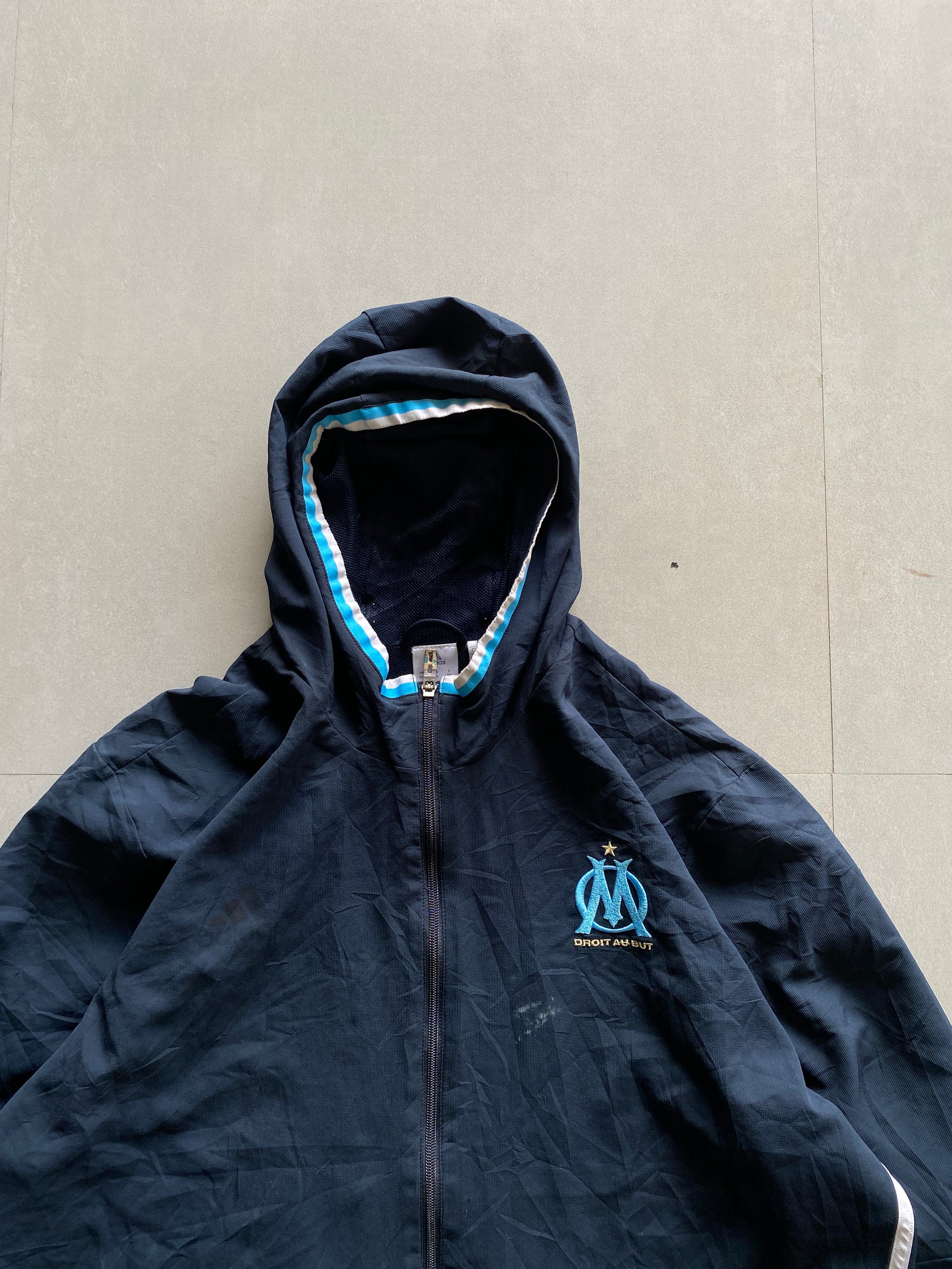 ADIDAS OLIMPIQUE MARSEILLE JACKET - XXL