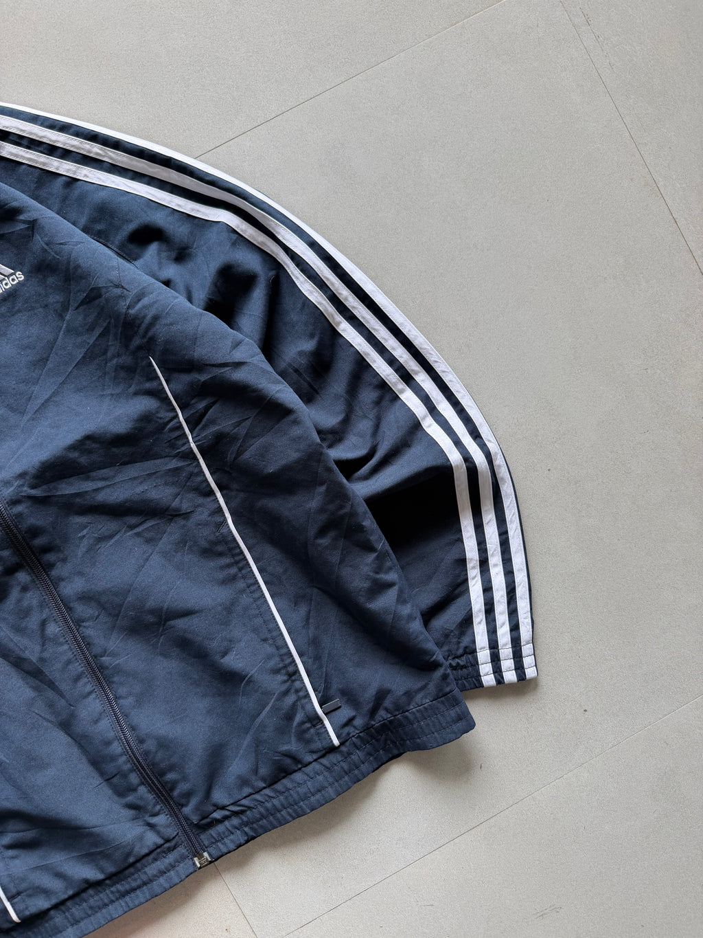 VINTAGE ADIDAS STRIPED JACKET - M