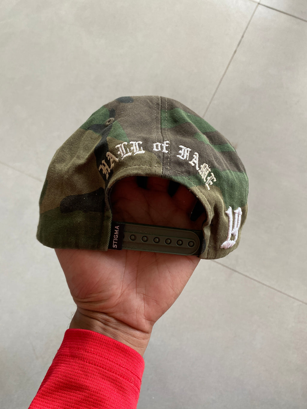 VINTAGE MILITARY CAMOU CAP