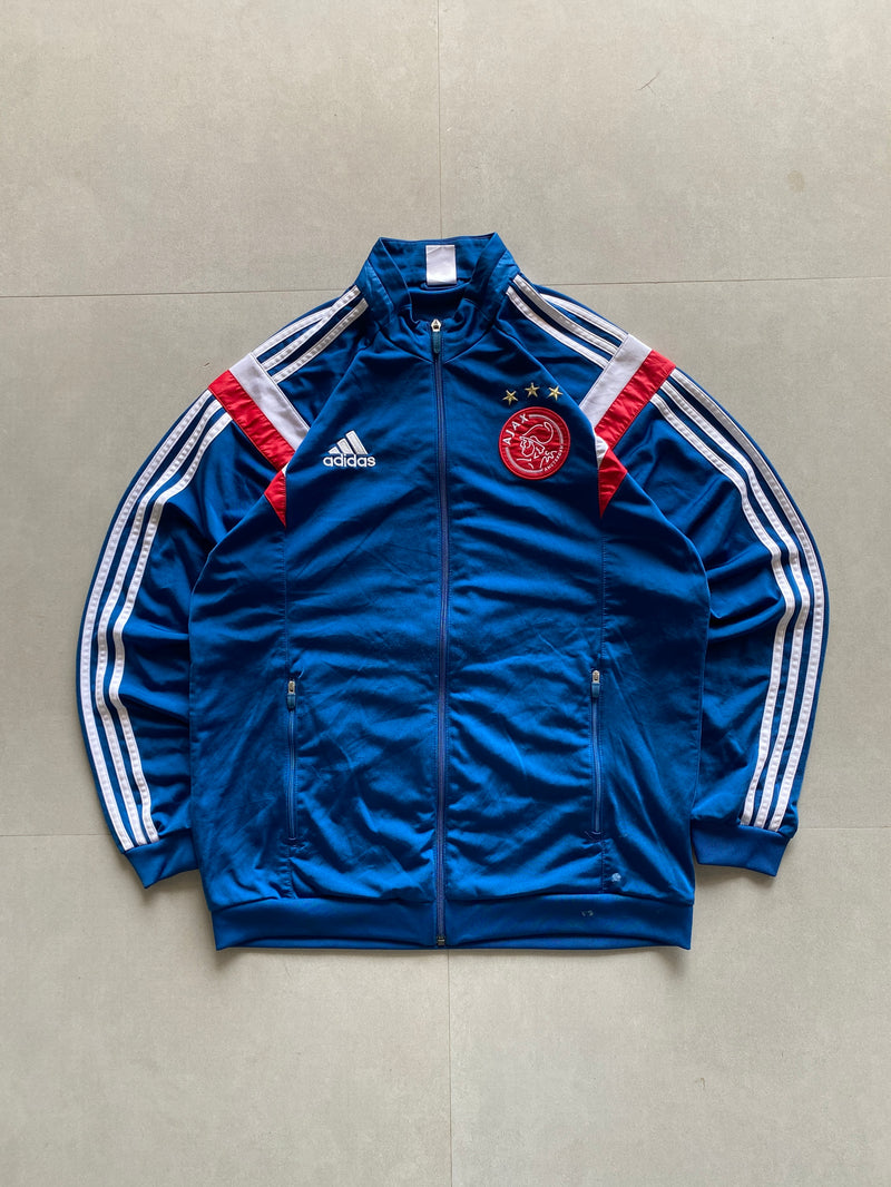 VINTAGE ADIDAS AJAX STRIPED JACKET - L