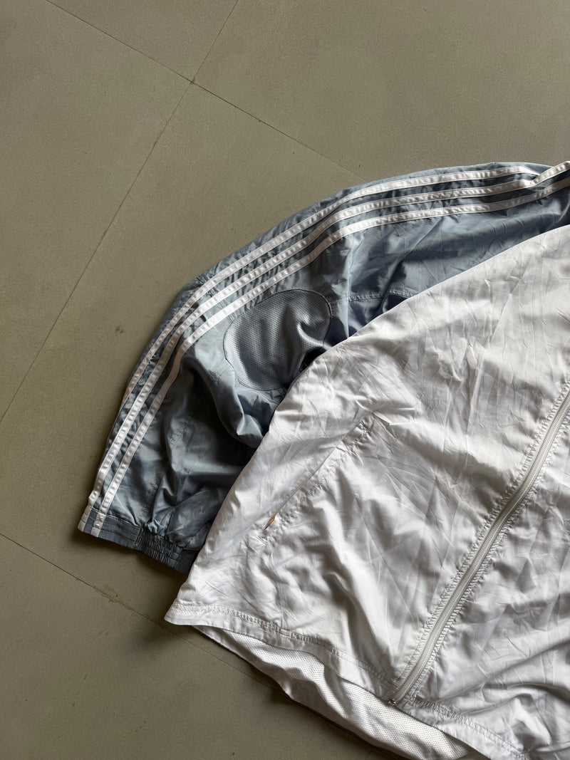 VINTAGE ADIDAS STRIPED JACKET - XL