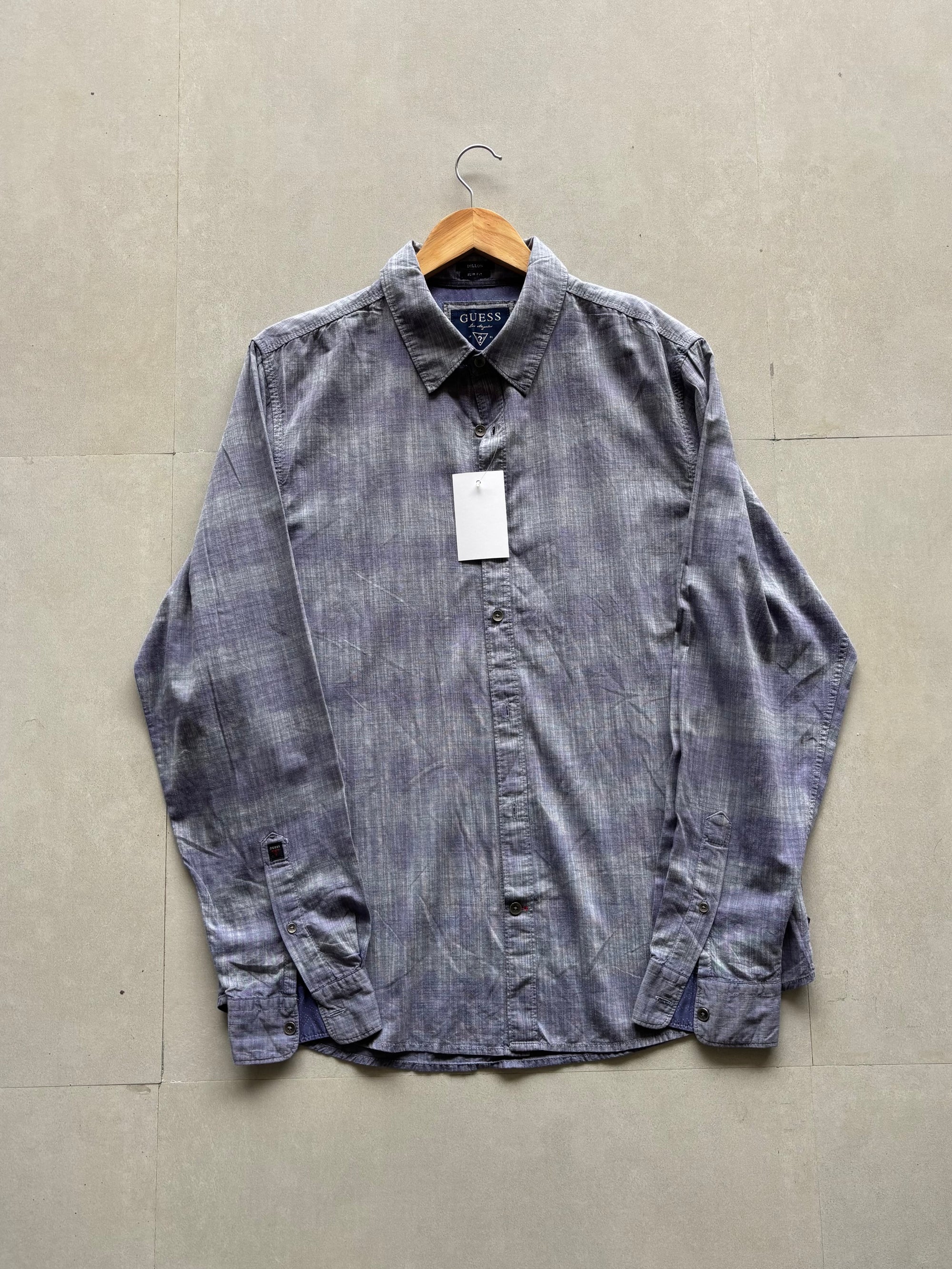 GUESS PURE LINEN SHIRT - L