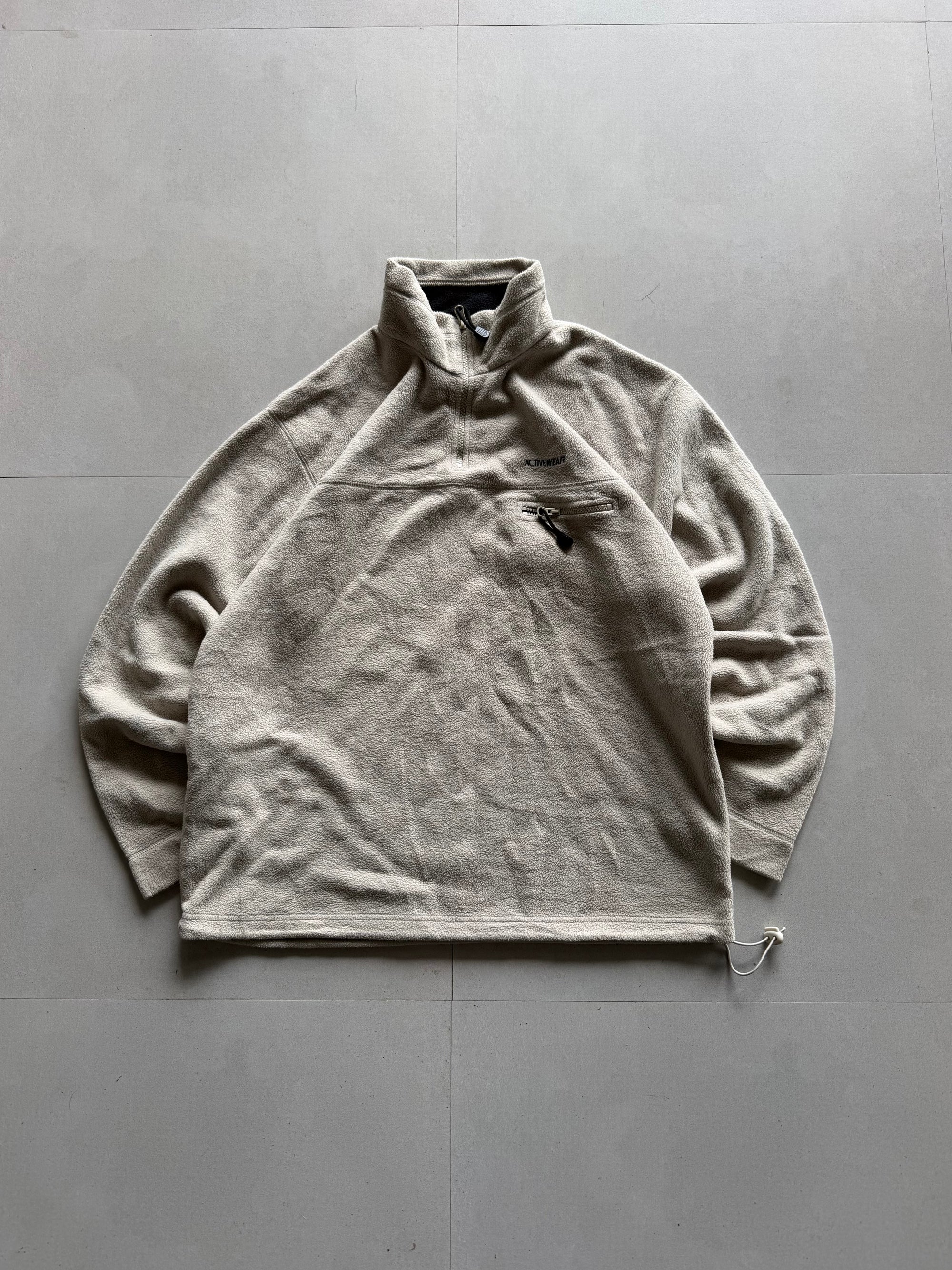 ACTIVE WEAR QUARTER ZIP FLEECE JACKET - XL