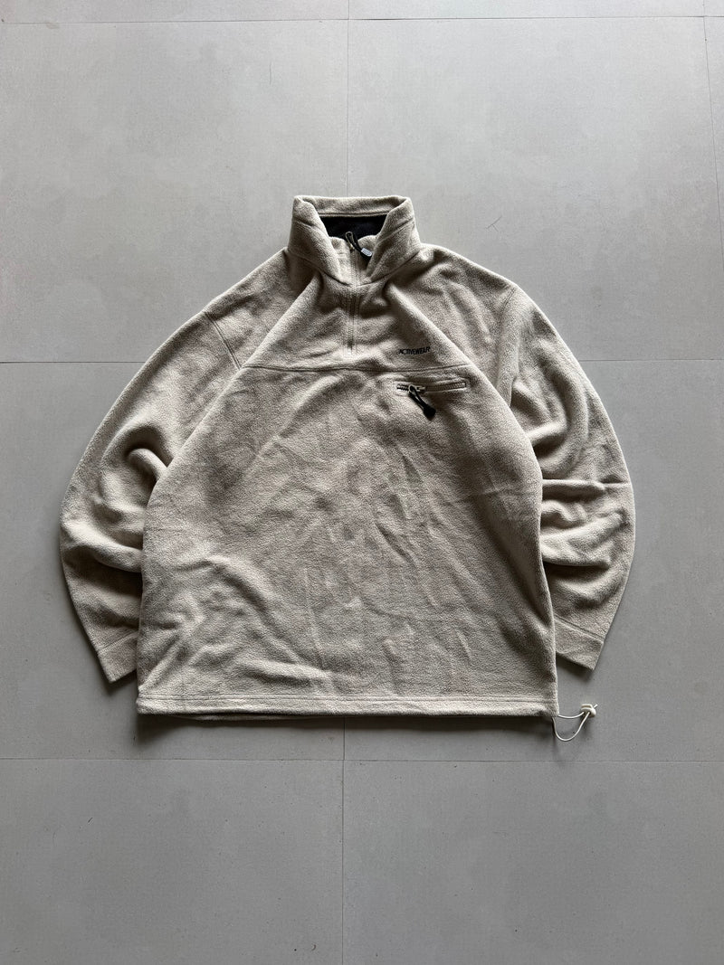 ACTIVE WEAR QUARTER ZIP FLEECE JACKET - XL