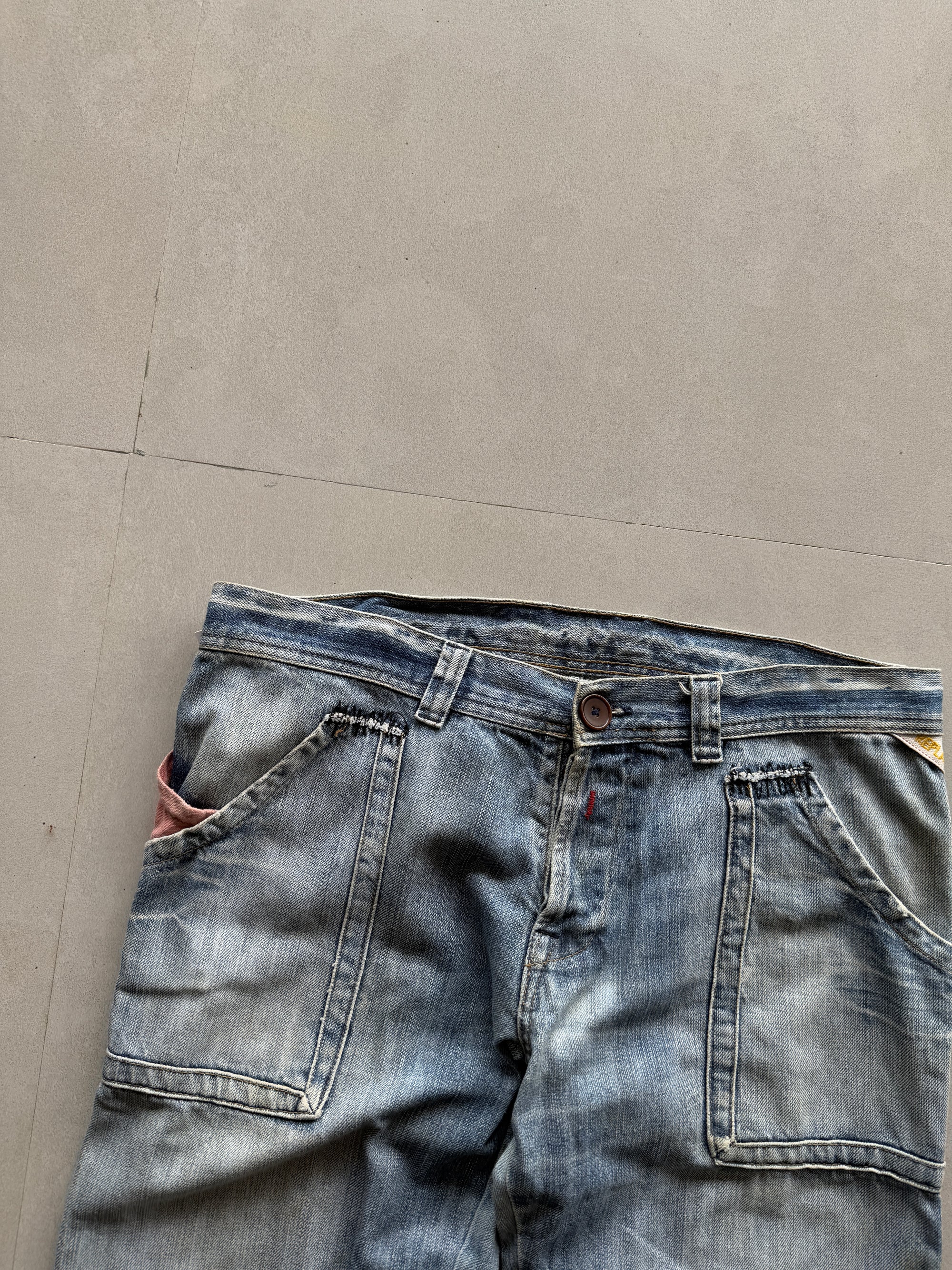 REPLY BIG POCKET DENIM - L