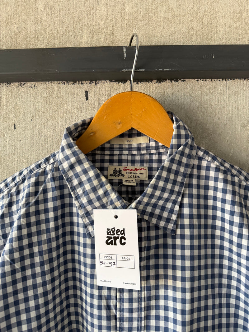 THOMOS MORON CHECKERD SHIRT - L ST97