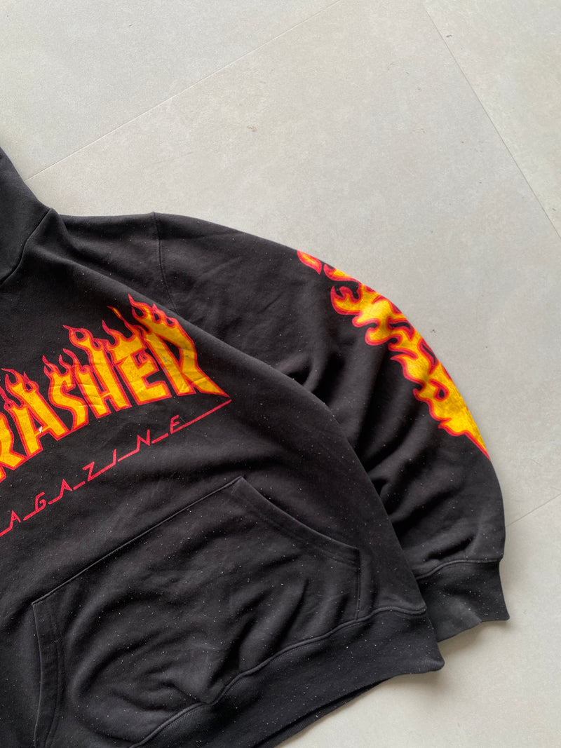 VINTAGE THRASHER MAGAZINE HOODIE - M