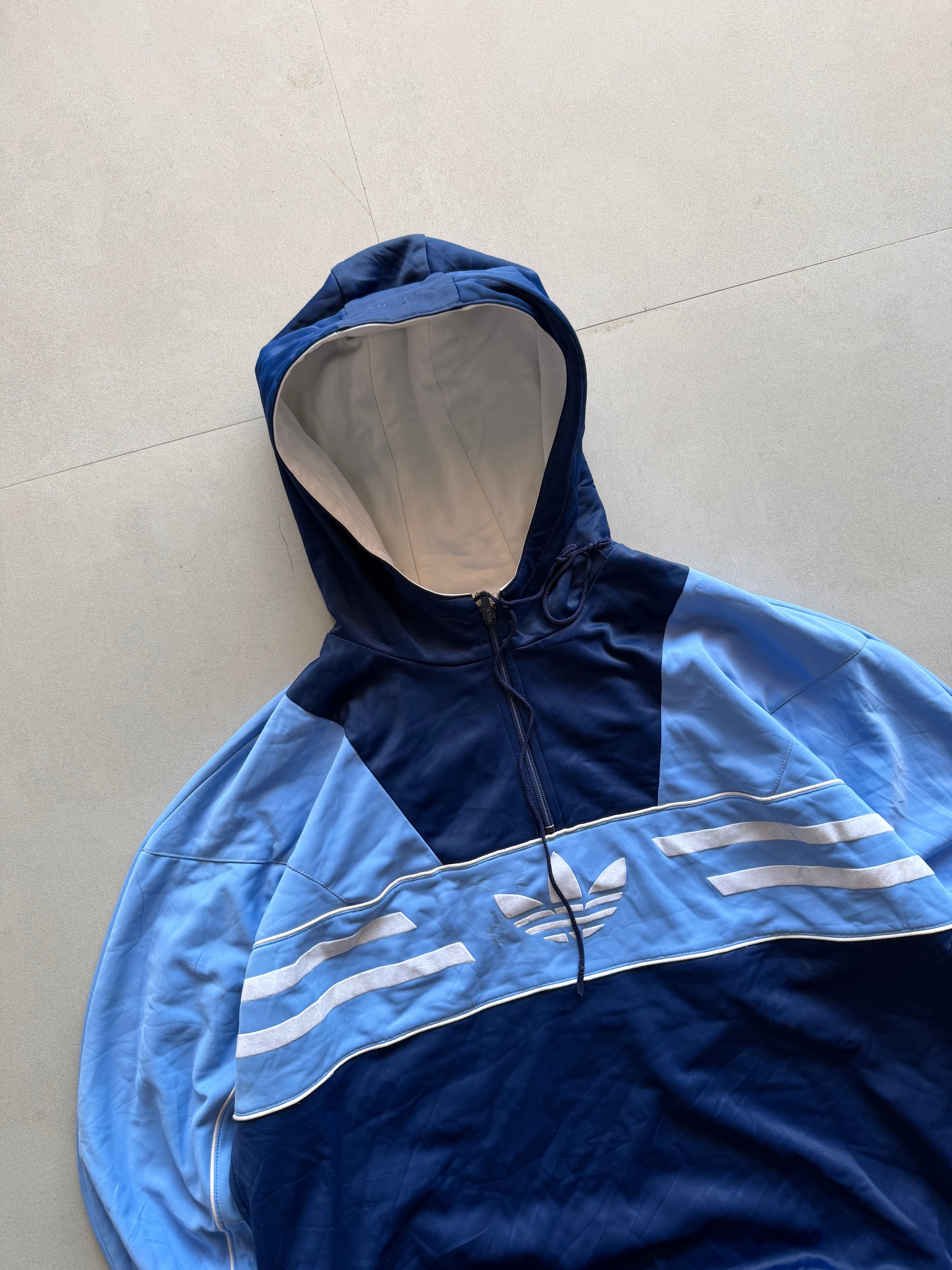 ADIDAS ORGINALS QUARRTER ZIP JACKET -XL