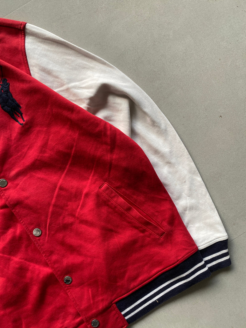 VINTAGE RALPH LAUREN VARSITY JACKET - M