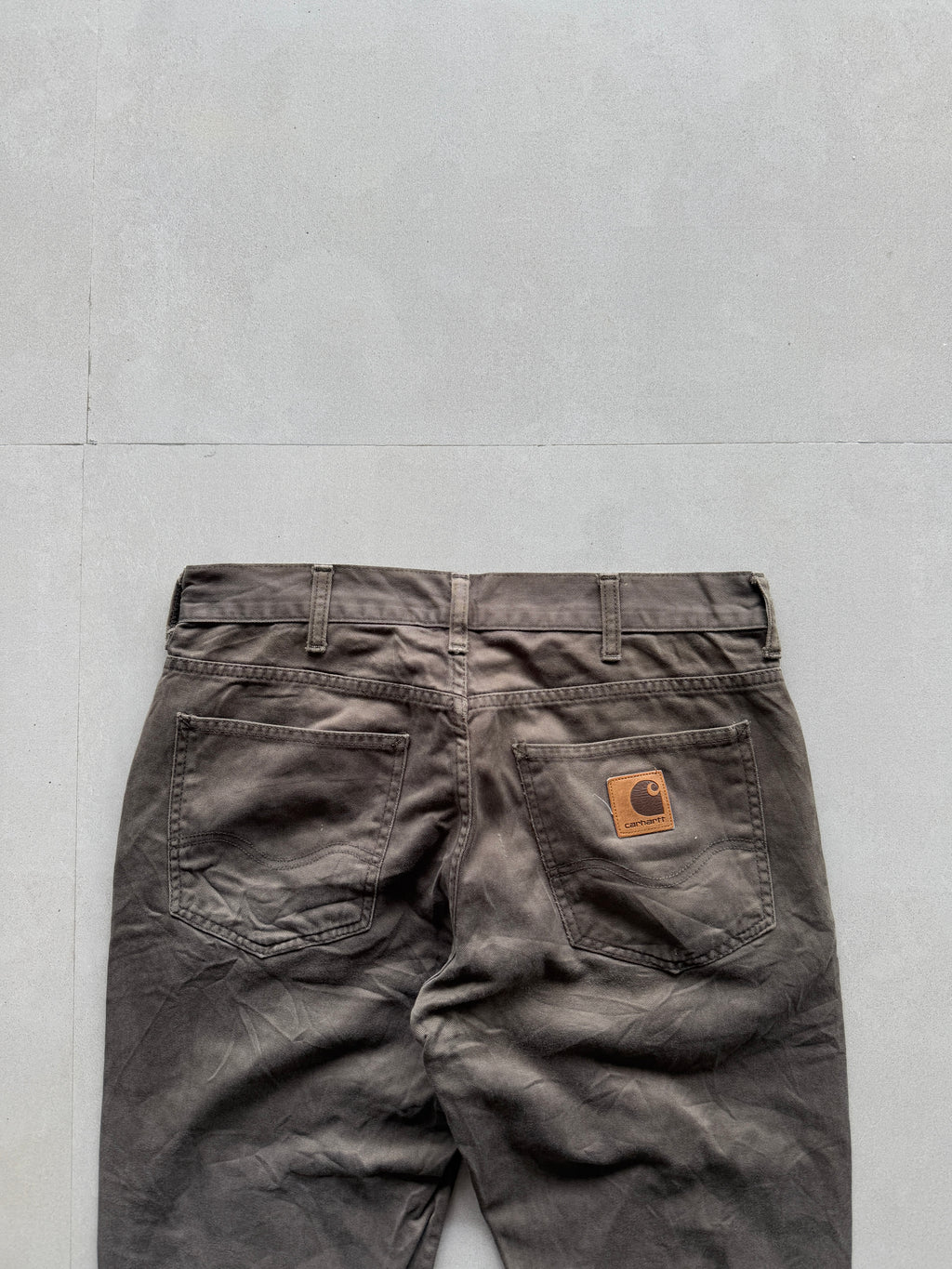 CARHARTT GREEN CARGO PANT - S