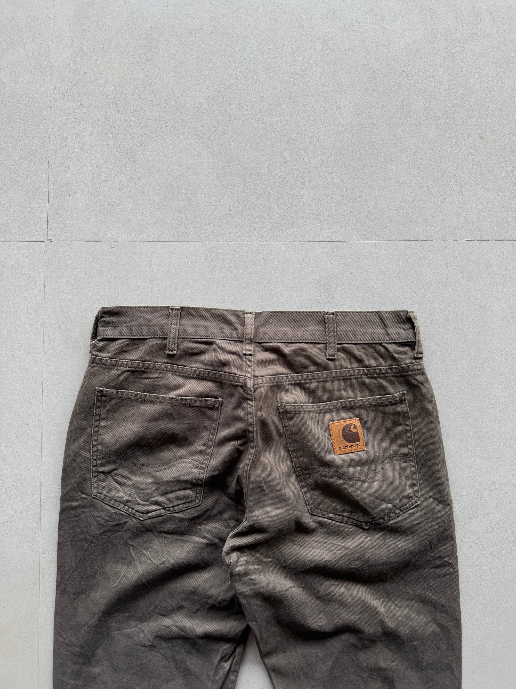 CARHARTT GREEN CARGO PANT - S