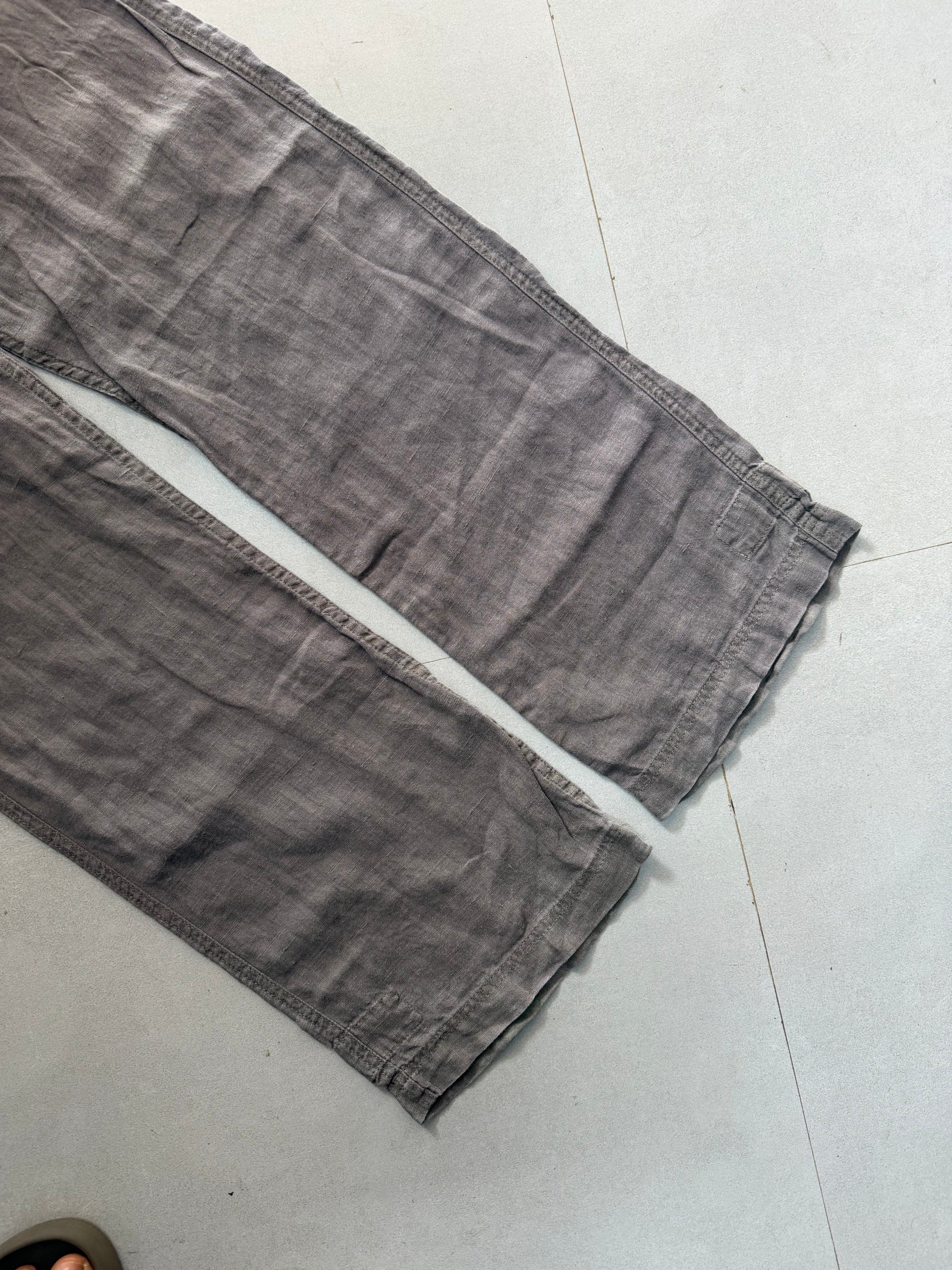 WIDE LEG LINEN PANT LNP45 - L