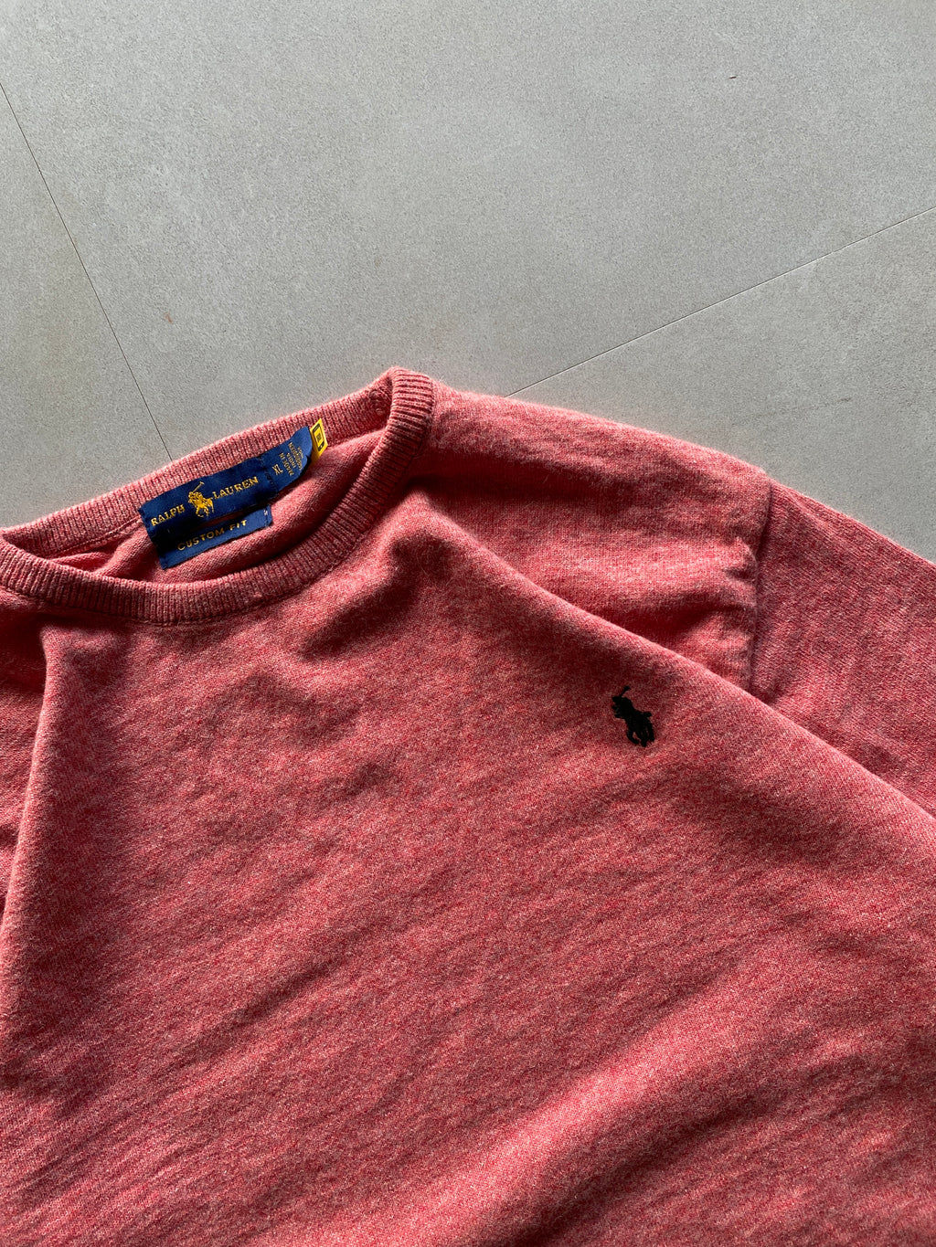 RALPH LAUREN PINK SWEATSHIRT - M