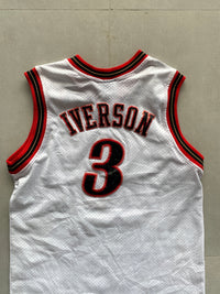 NIKE ALLEN IVERSON PHILADELPHIA 76ERS NBA JERSEY - XS
