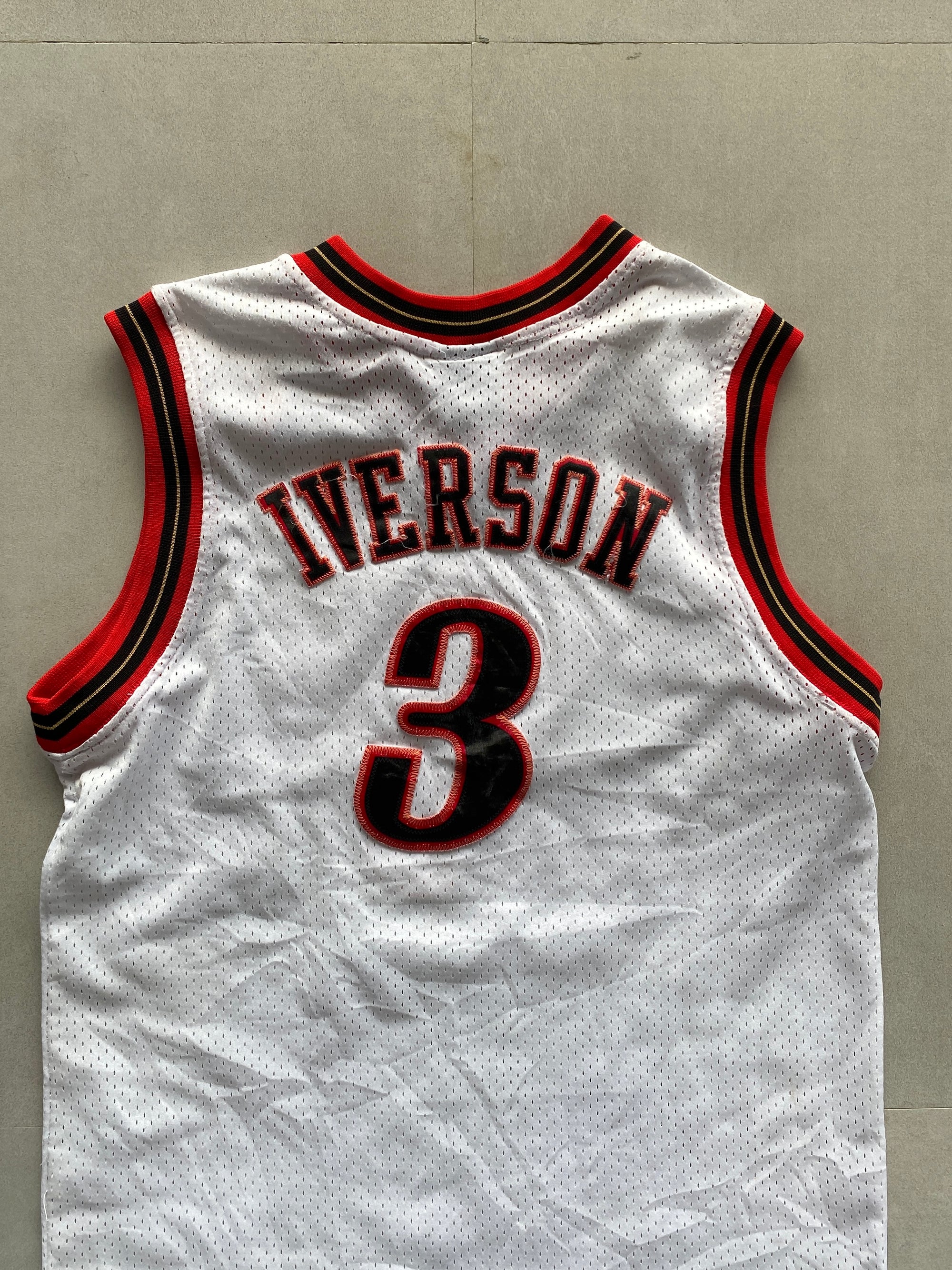 NIKE ALLEN IVERSON PHILADELPHIA 76ERS NBA JERSEY - XS