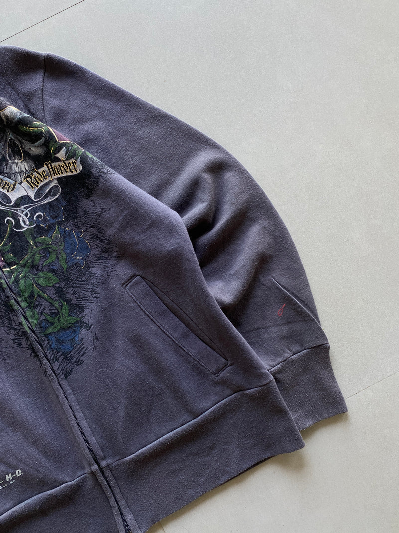 HARLEY DAVIDSON ZIPPER JACKET - M