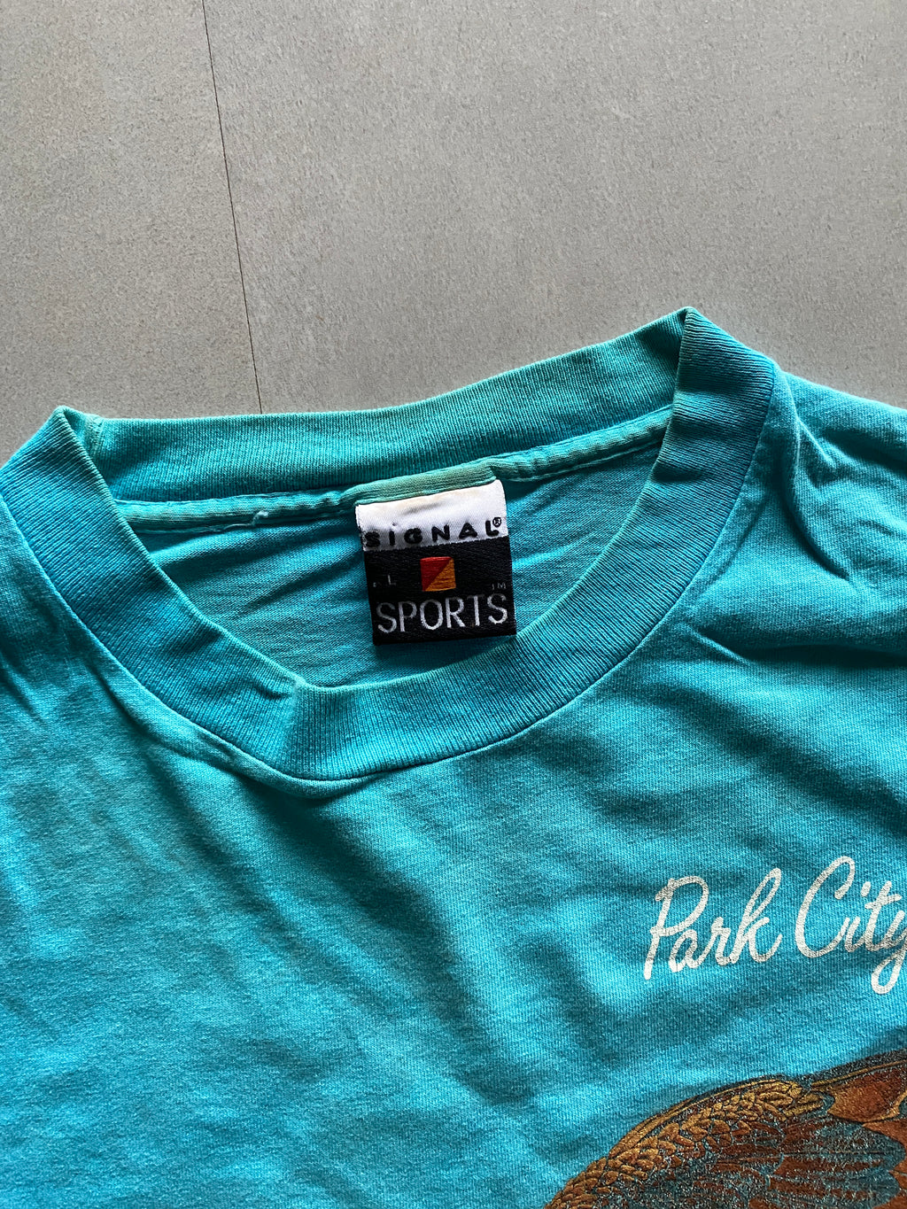 1993 SIGNAL SPORT AMERICAN EAGLE TEE - L