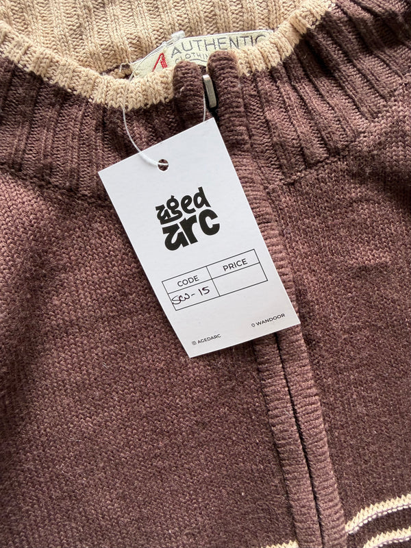 KNIT ZIPPER SWEATER SW15 - XL