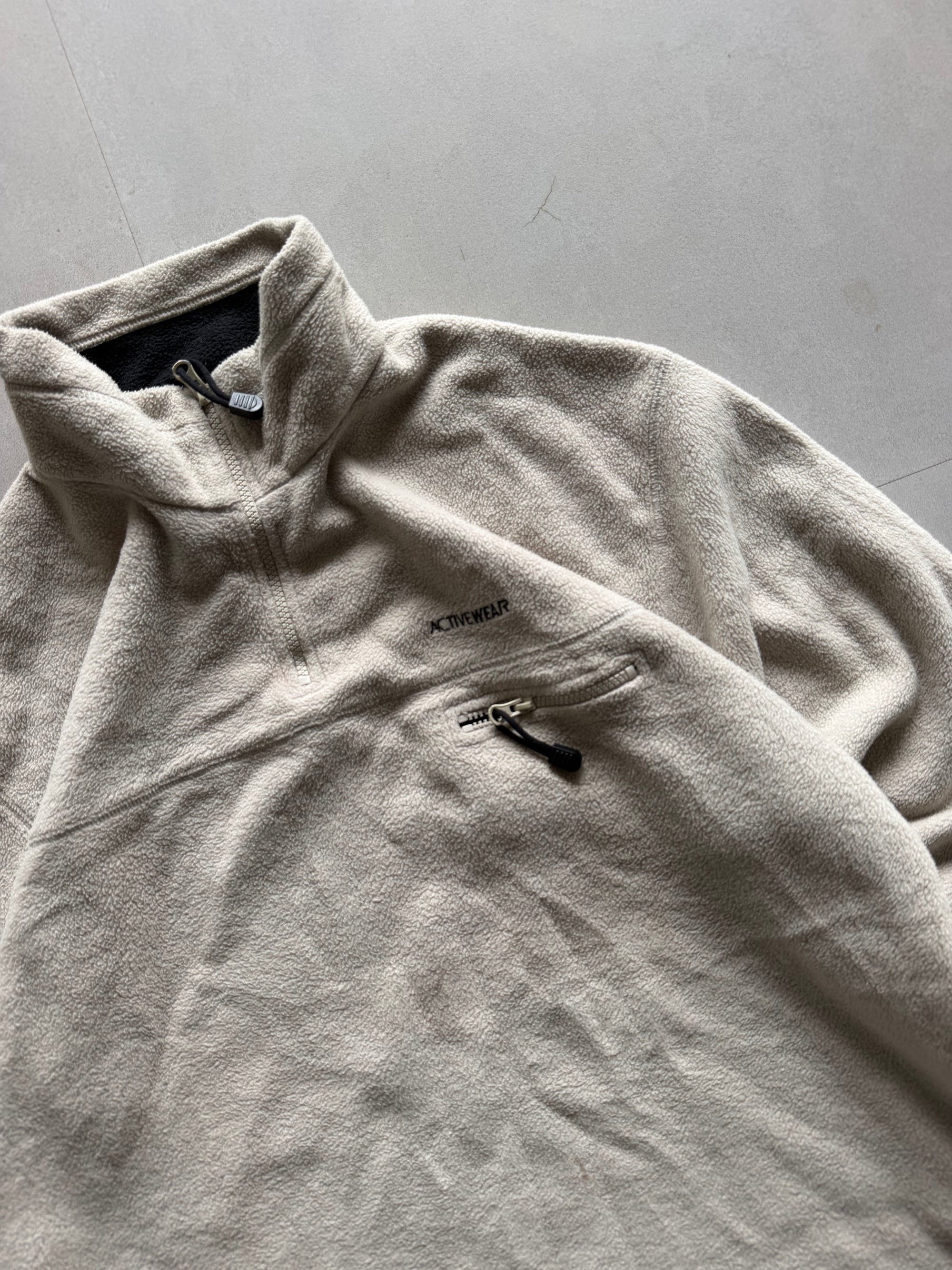 ACTIVE WEAR QUARTER ZIP FLEECE JACKET - XL