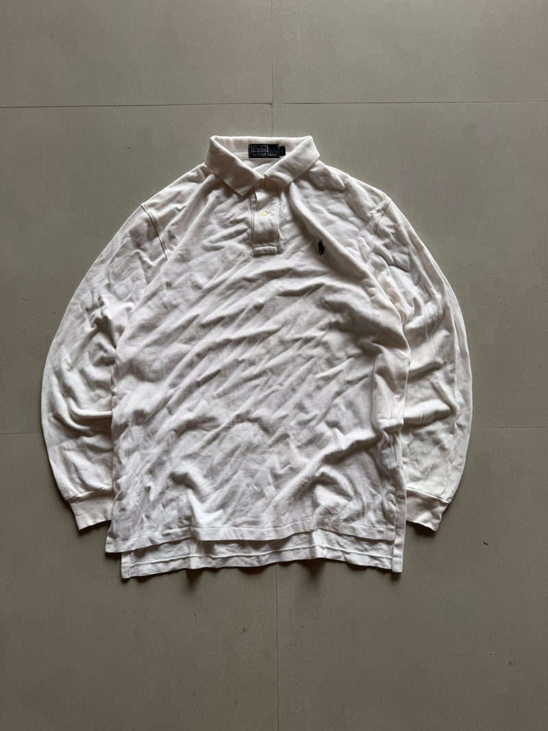 RALPH LAUREN FULL SLEEVE POLO SHIRT - M