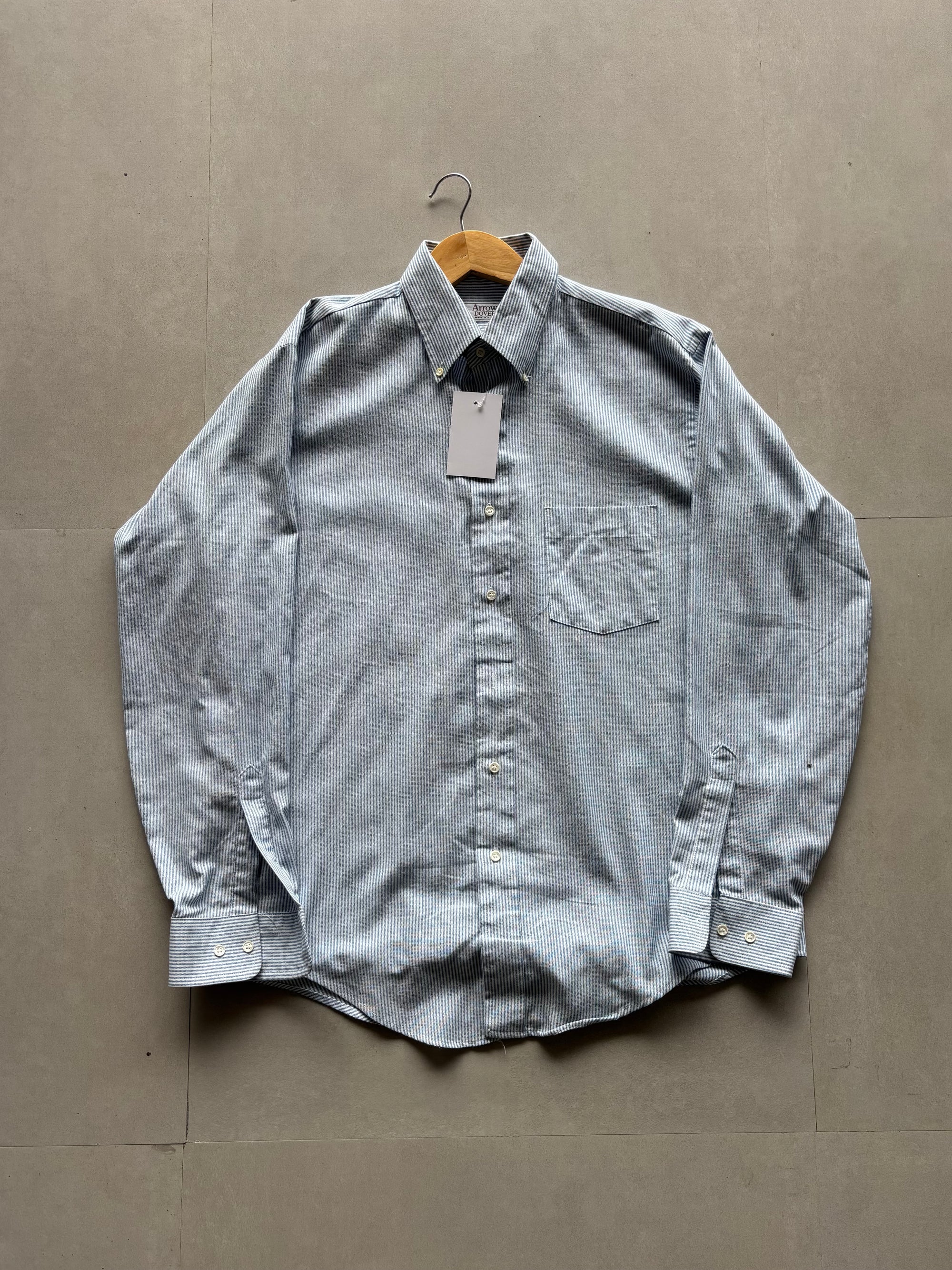 ARROW BLUE STRIPED SHIRT - L
