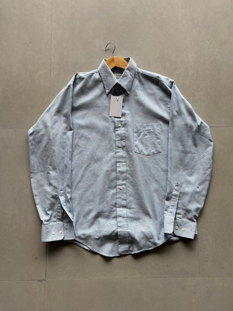 ARROW BLUE STRIPED SHIRT - L