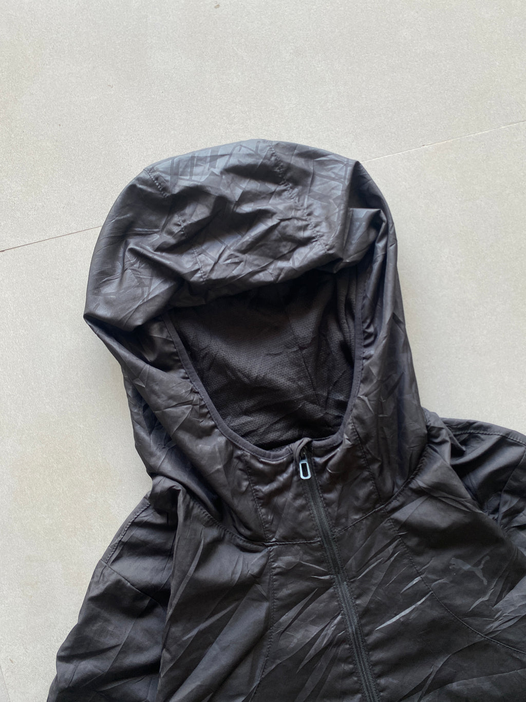 VINTAGE PUMA HOODED JACKET - S