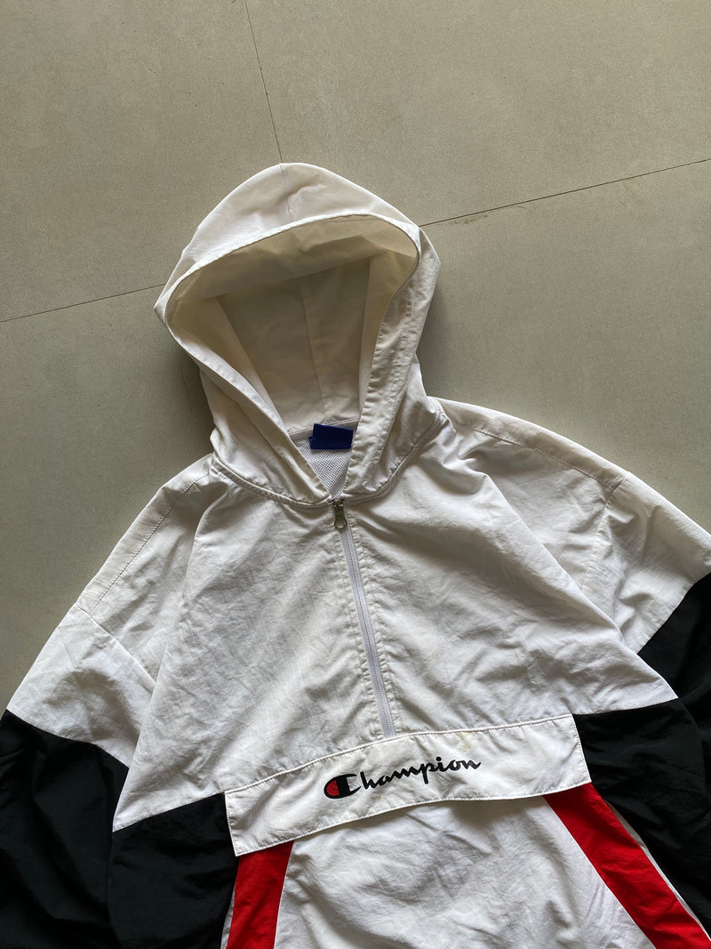 CHAMPION QUARTER ZIP JACKET - M