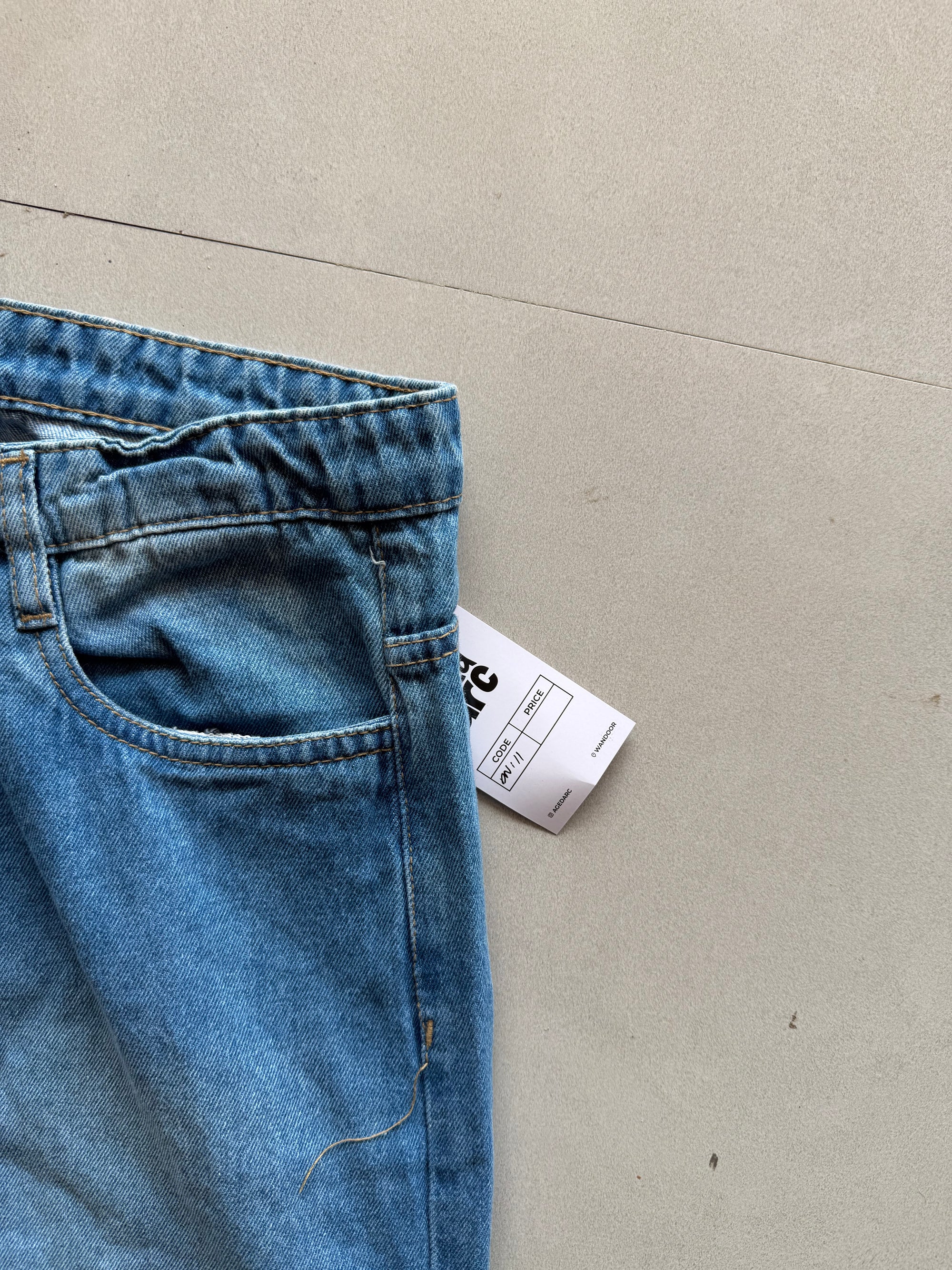 DN11 WIDELEG DENIM - M