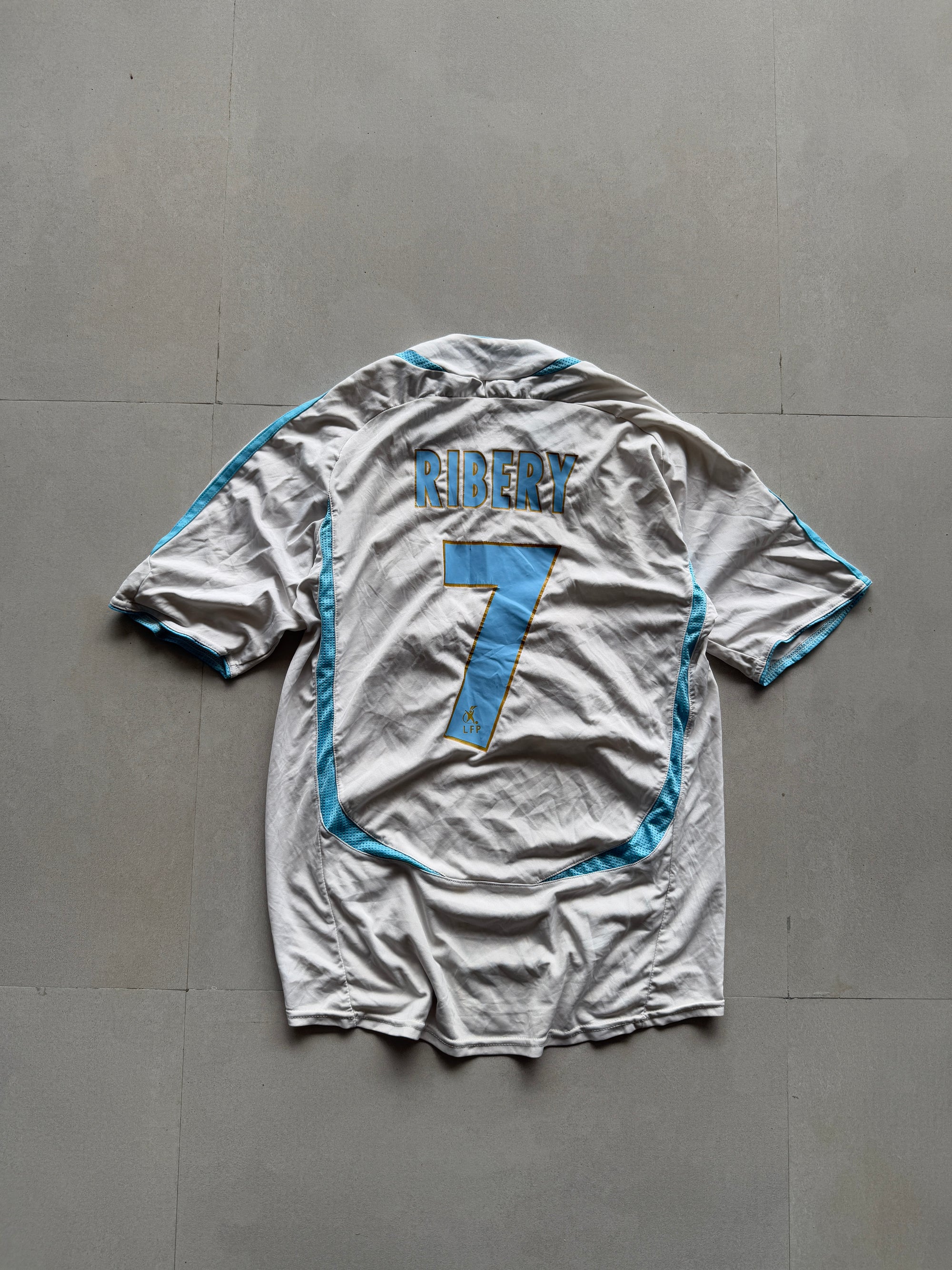 2006 OLIMPIQUE MARSELLIE RIBERY (7) JERSEY - M