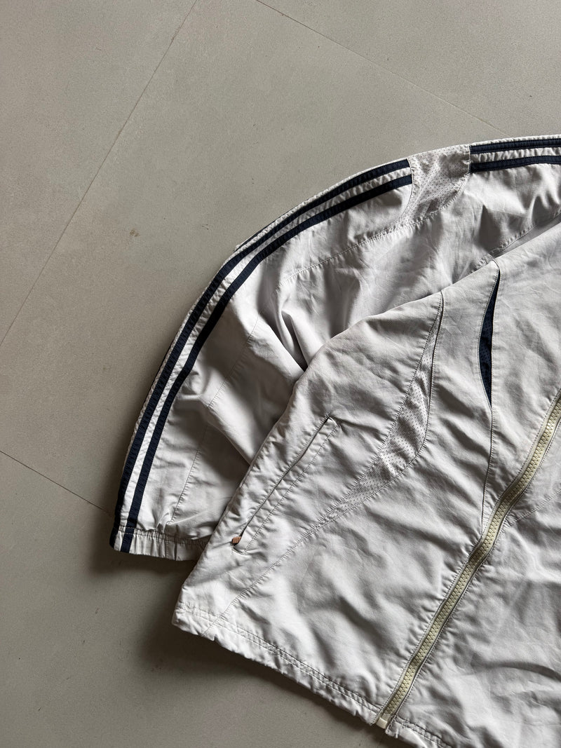 VINTAGE ADIDAS STRIPED JACKET - L
