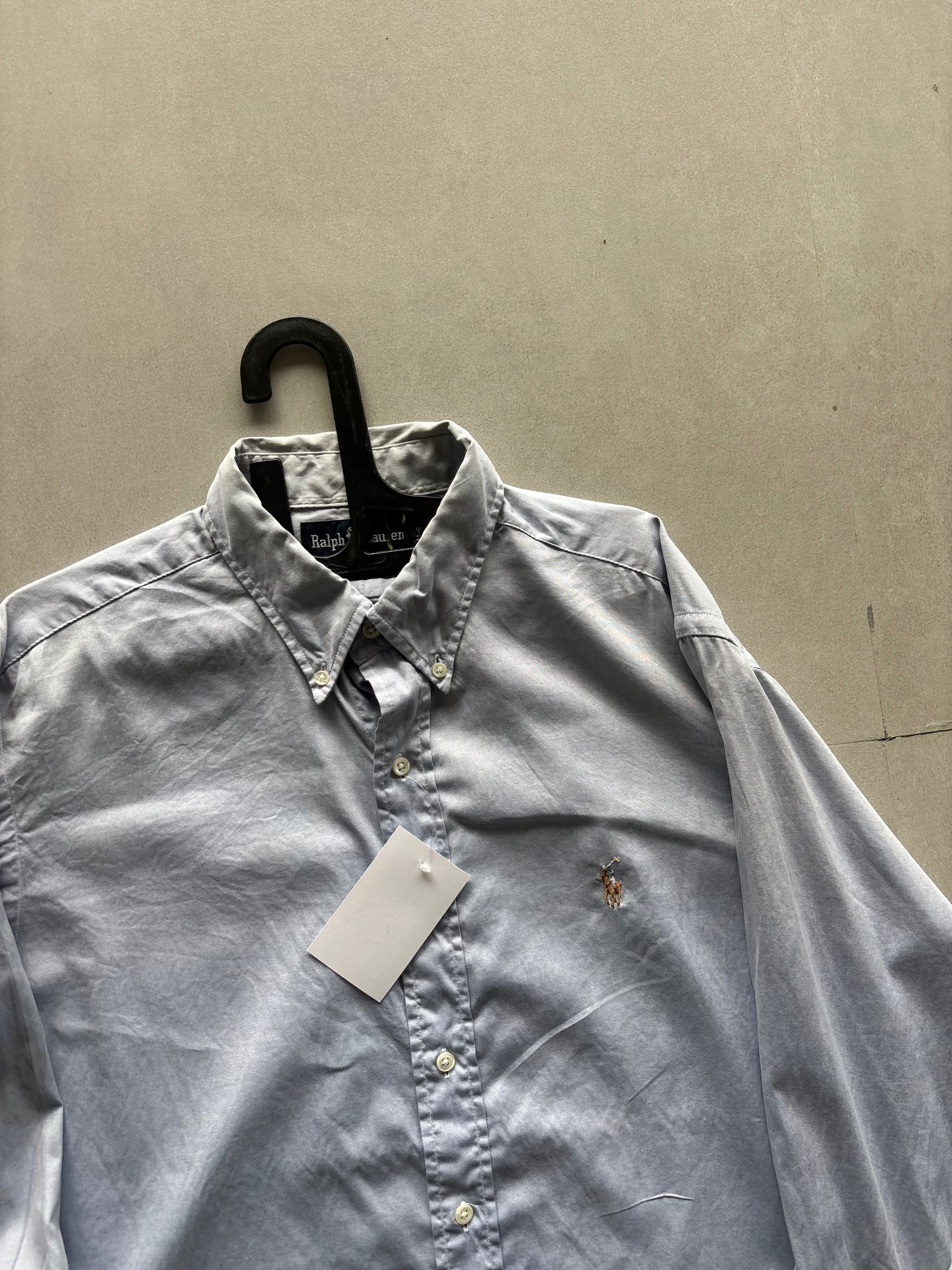 RALPH LAUREN PURPLE SOLID SHIRT - M