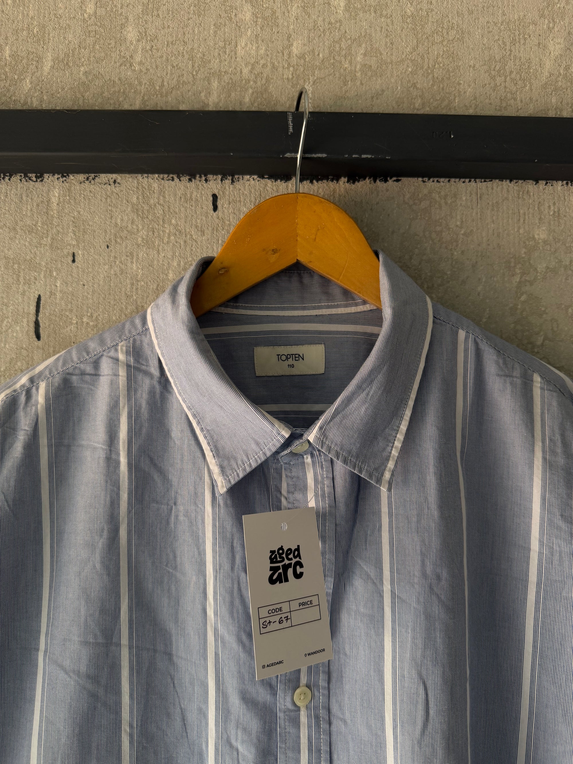 TOPTEN STRIPED SHIRT - XL ST67