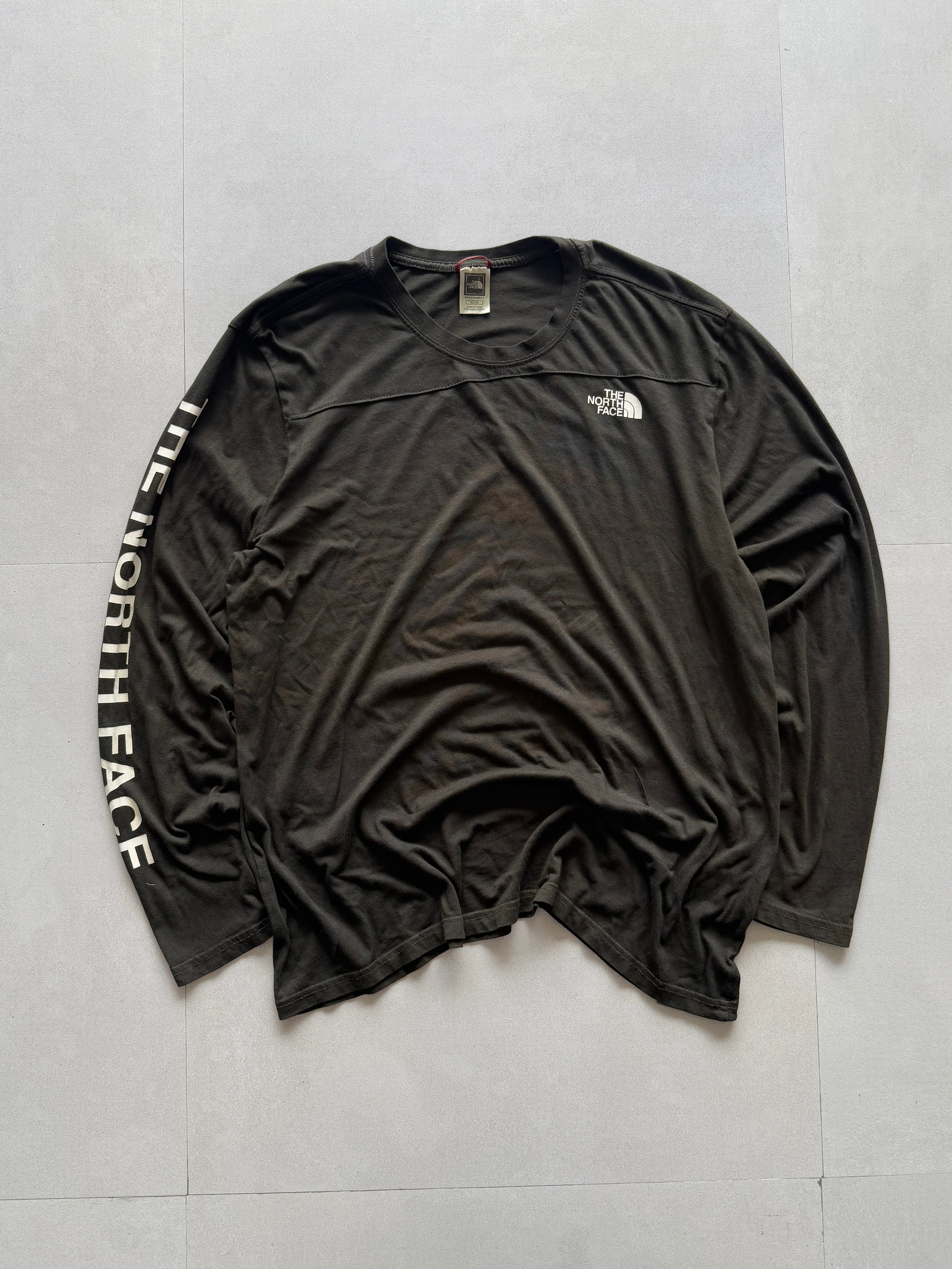 THE NORTH FACE GREEN FULL SLEEVE - L