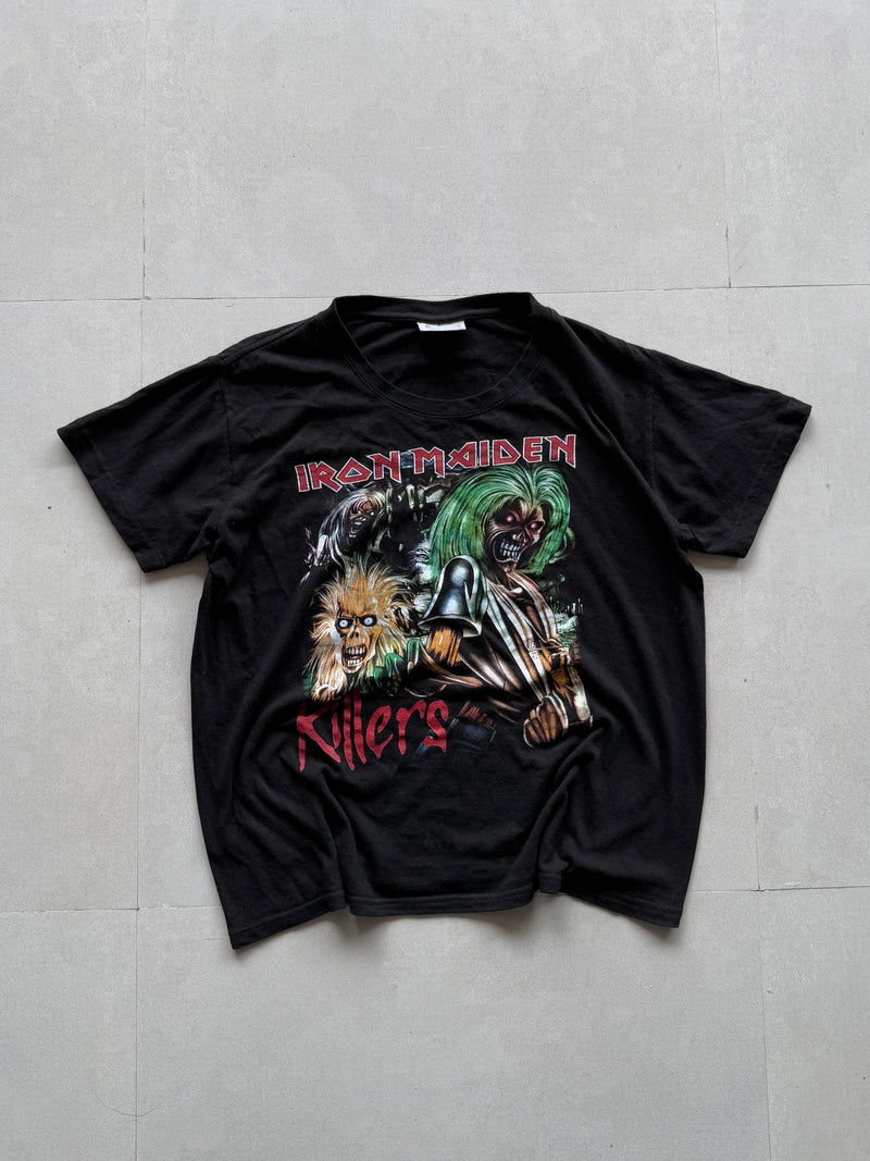 IRON MAIDEN CROPPED BAND TEE - M