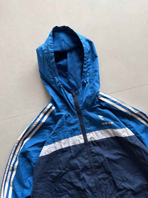ADIDAS HOODED JACKET - M