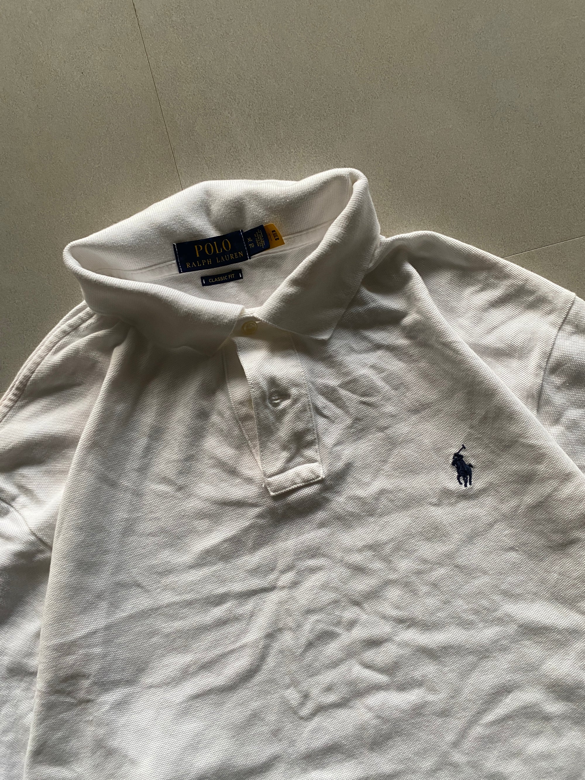 RALPH LAUREN FULL SLEEVE POLO SHIRT - XL